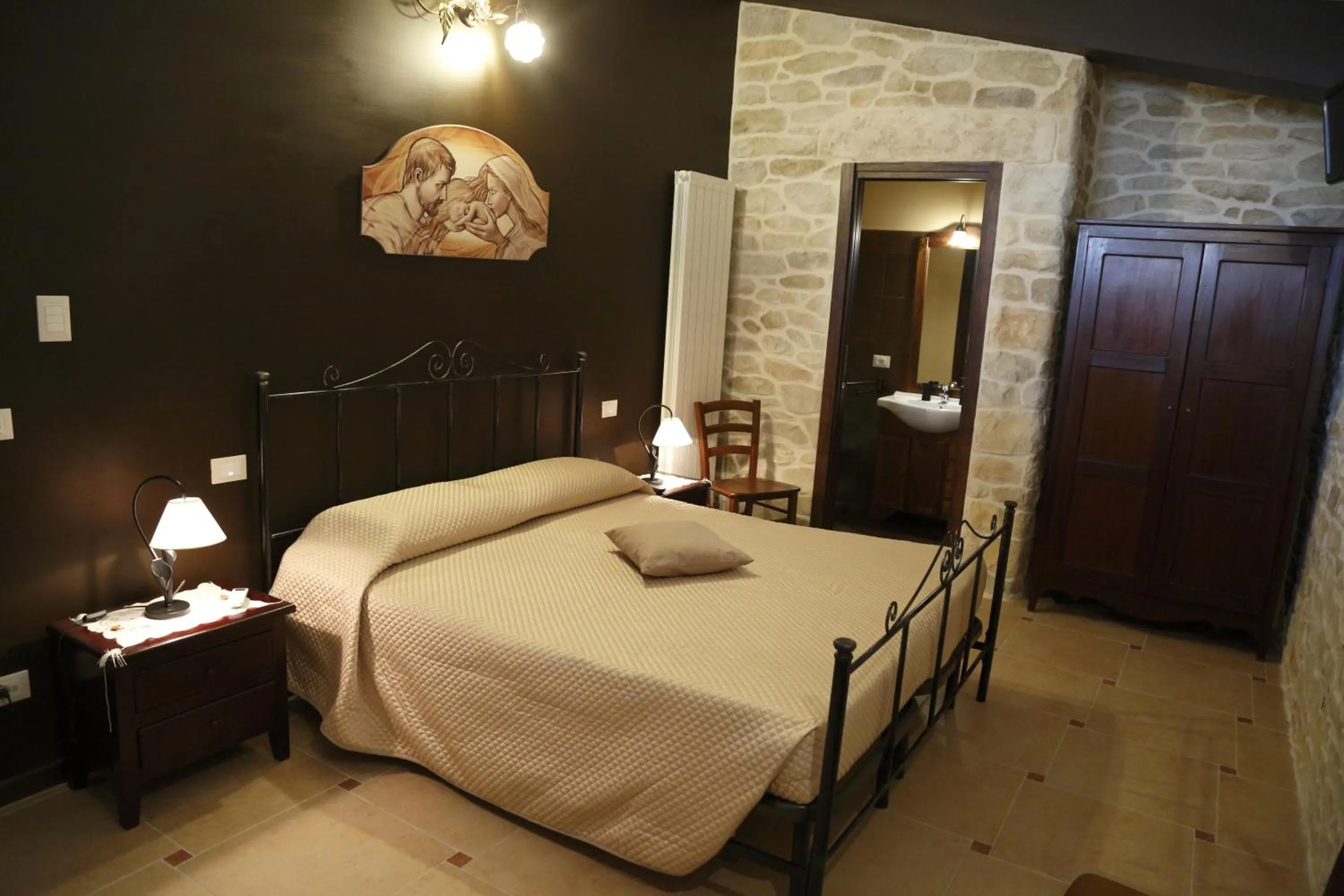 Photo of the whole room, Bed in Il Quadrifoglio