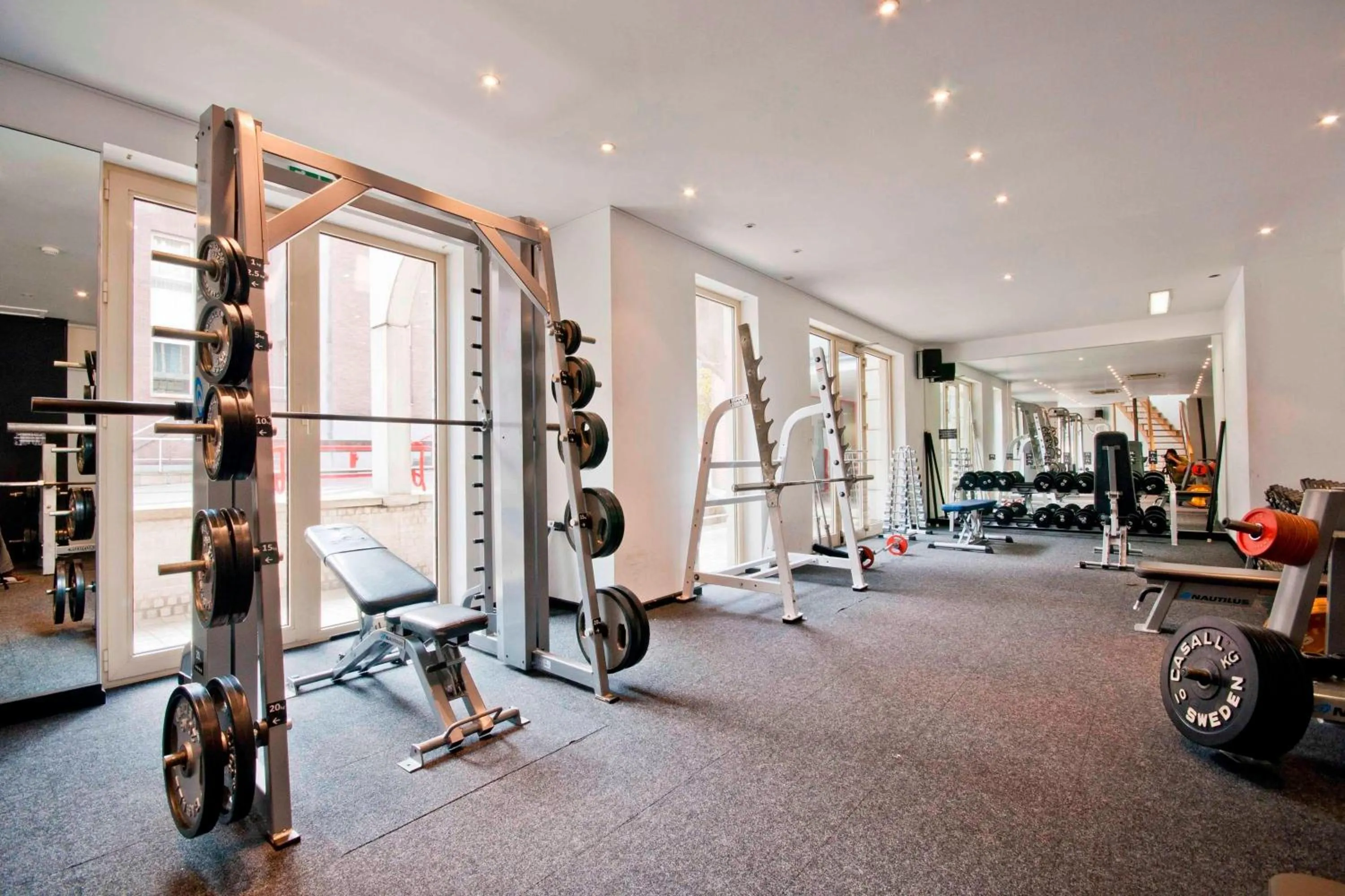 Fitness centre/facilities in Marriott Executive Apartments Brussels
