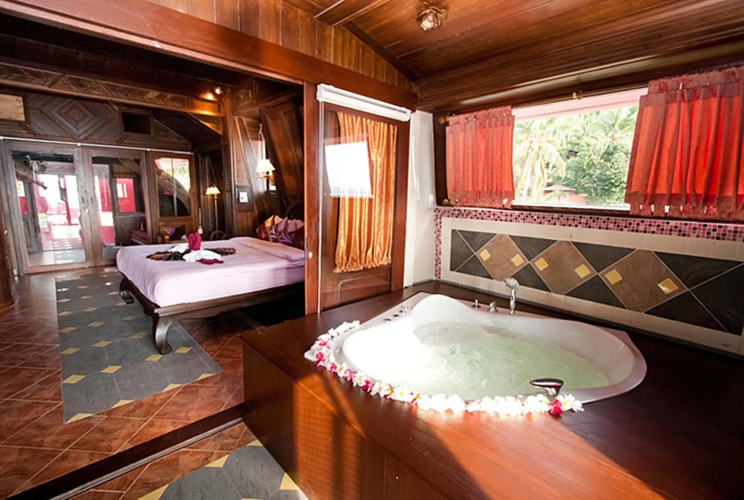 Photo of the whole room, Bed in Rin Beach Resort