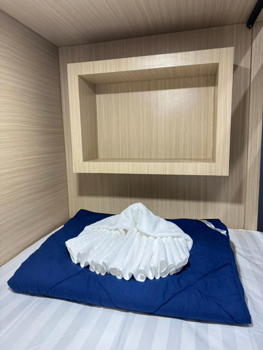 Bed in Rin Beach Resort