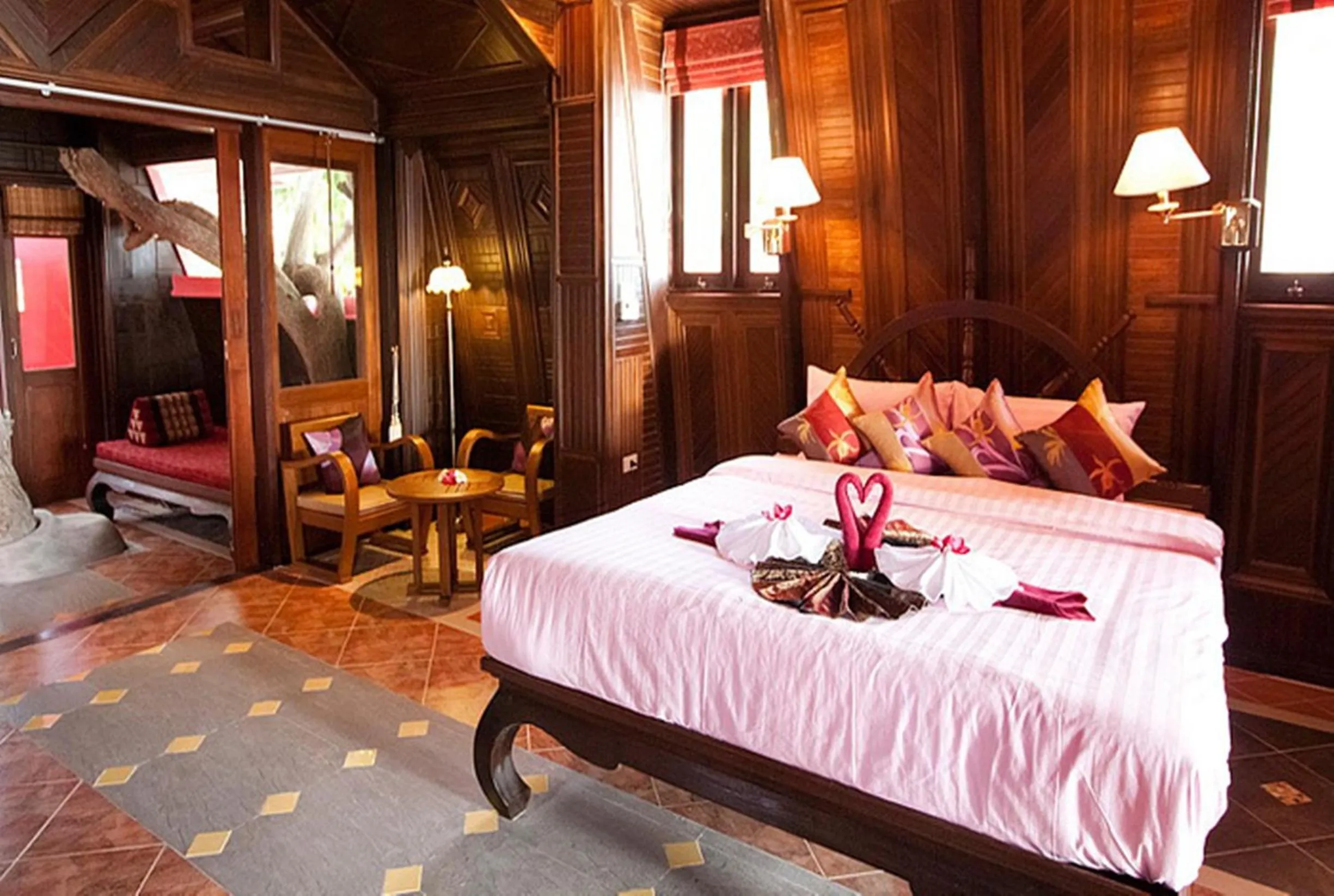 Photo of the whole room, Bed in Rin Beach Resort