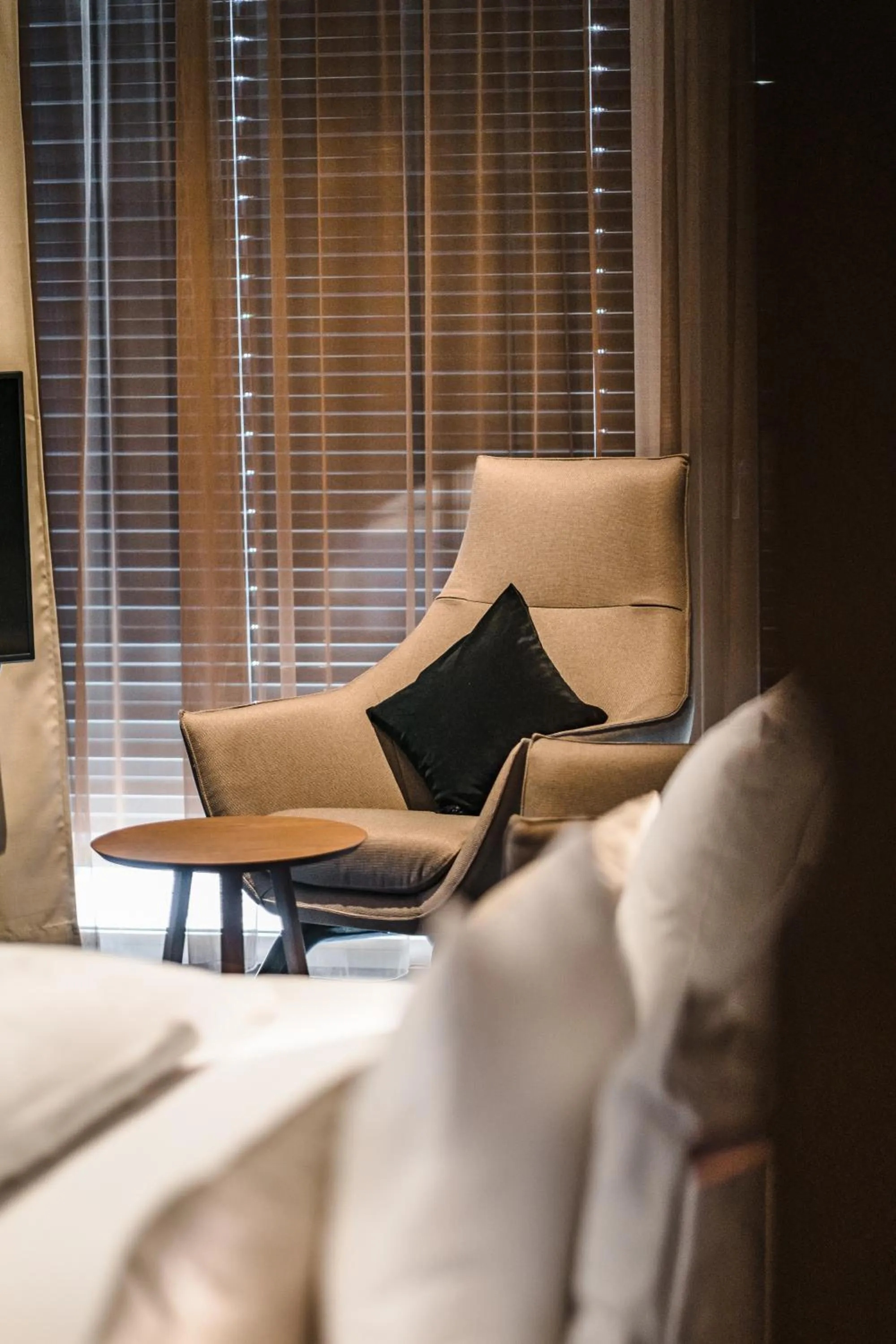 Seating area, Bed in Hotel Meilenstein