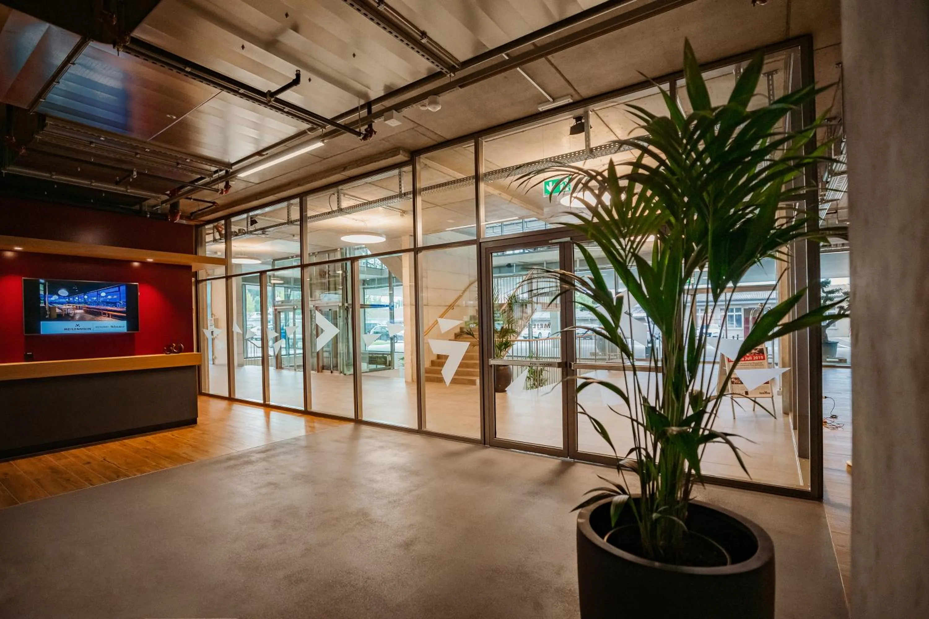 Lobby or reception in Hotel Meilenstein