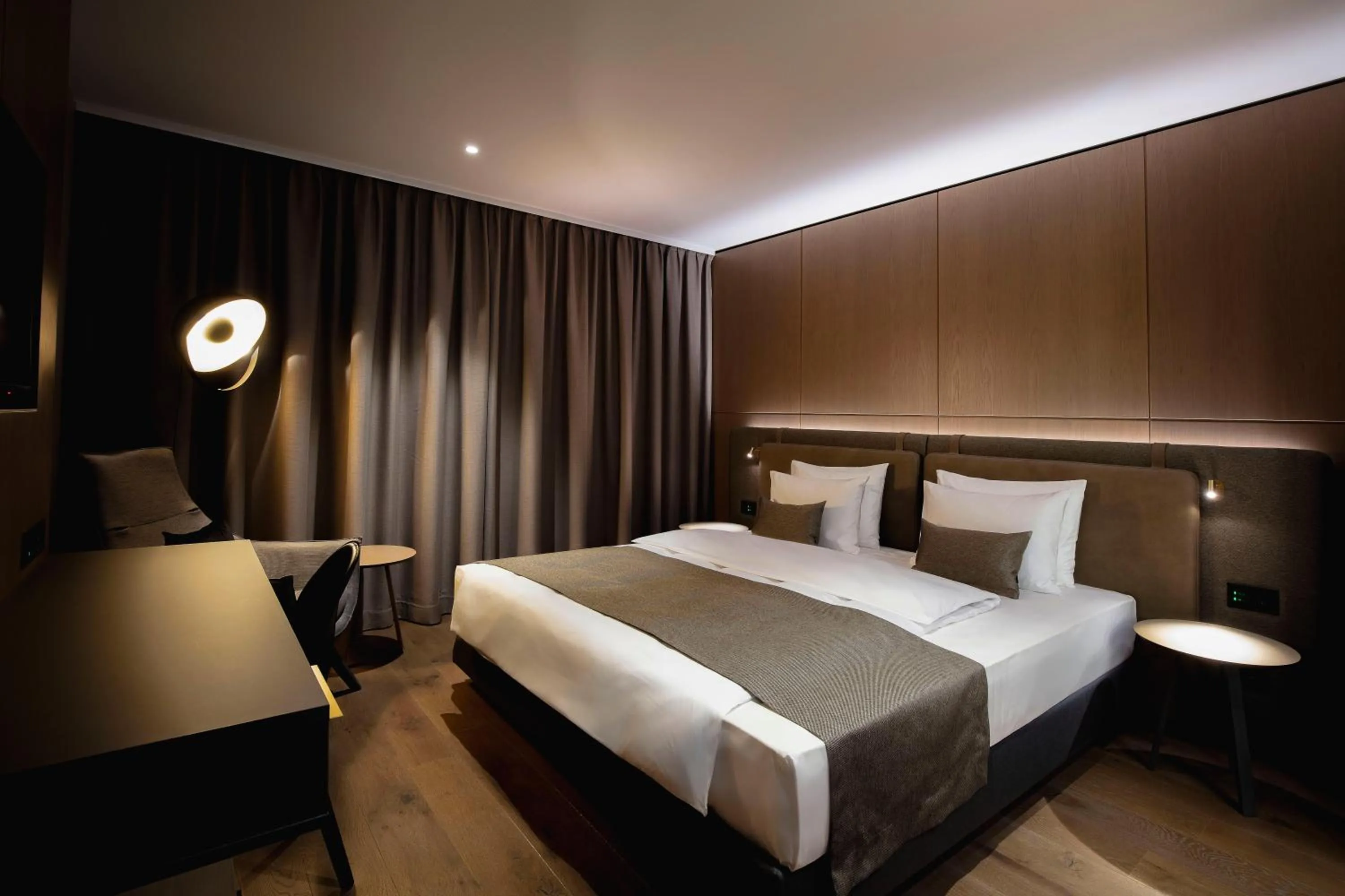 Photo of the whole room, Bed in Hotel Meilenstein