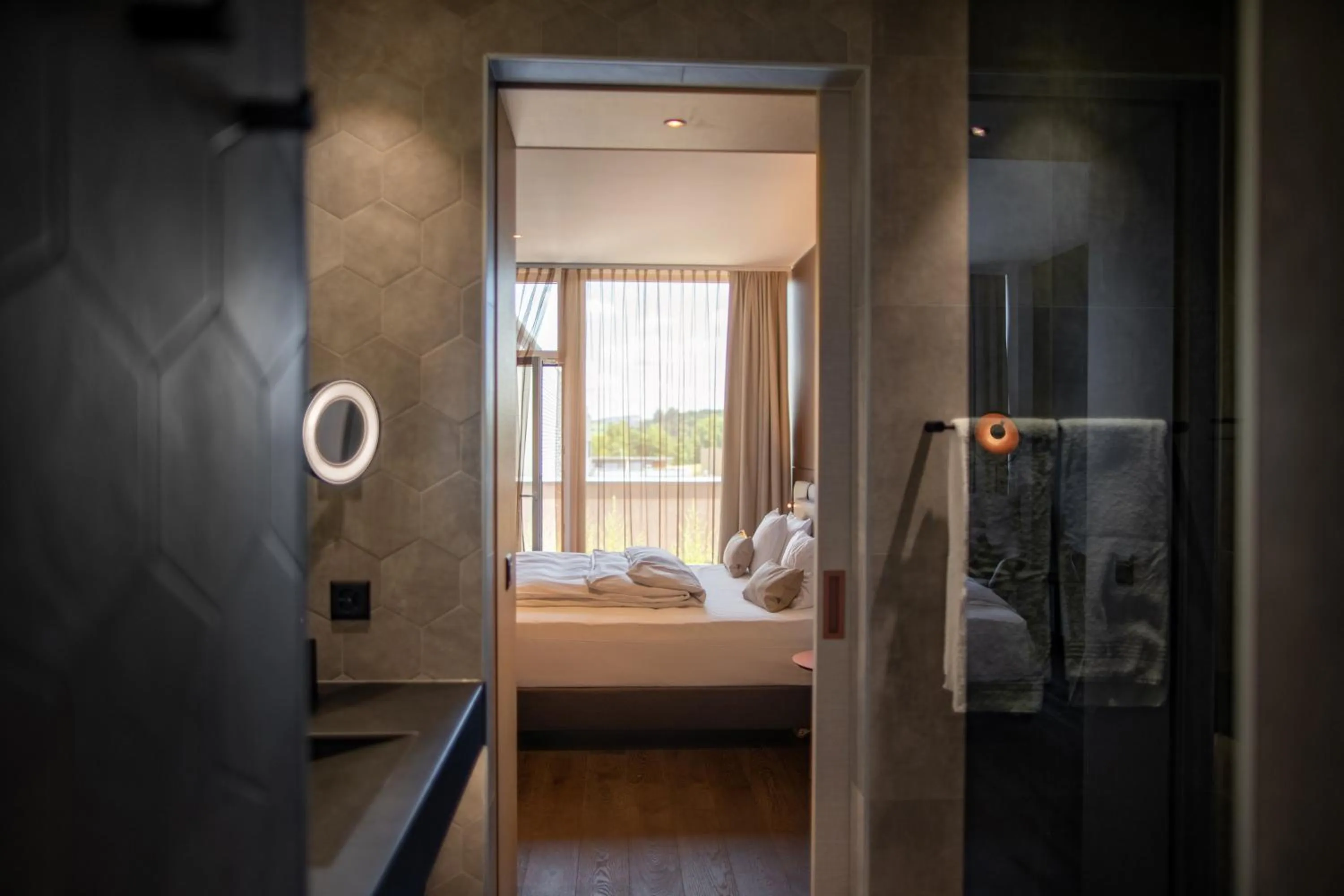 Bed in Hotel Meilenstein