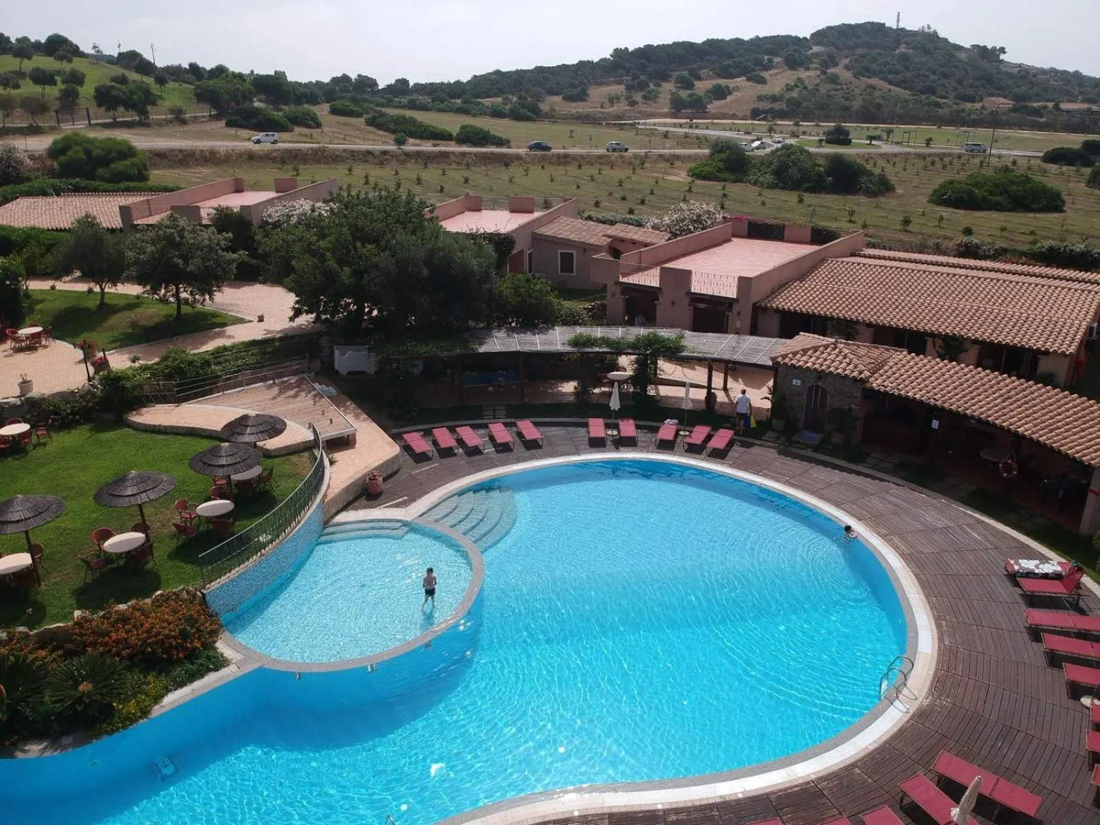 Pool view in S'Incantu Resort