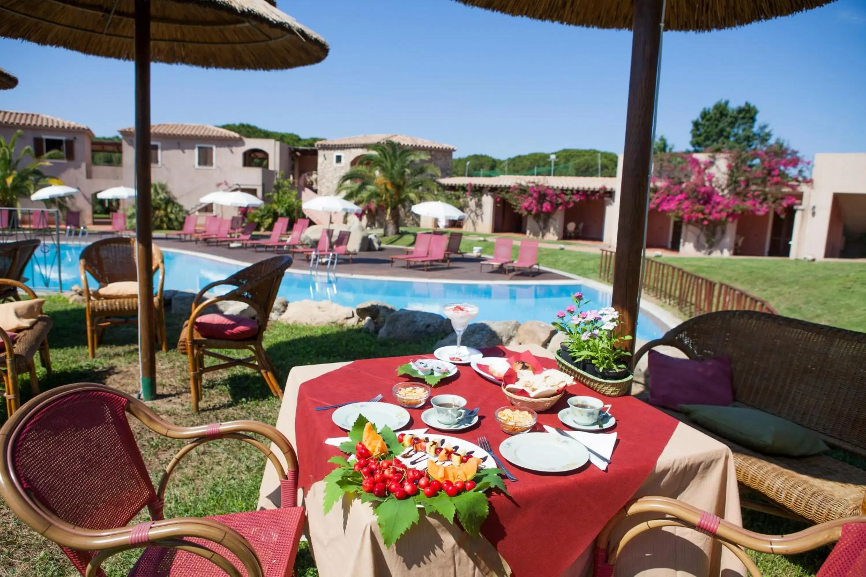 Italian breakfast in S'Incantu Resort Italian breakfast in S'Incantu Resort