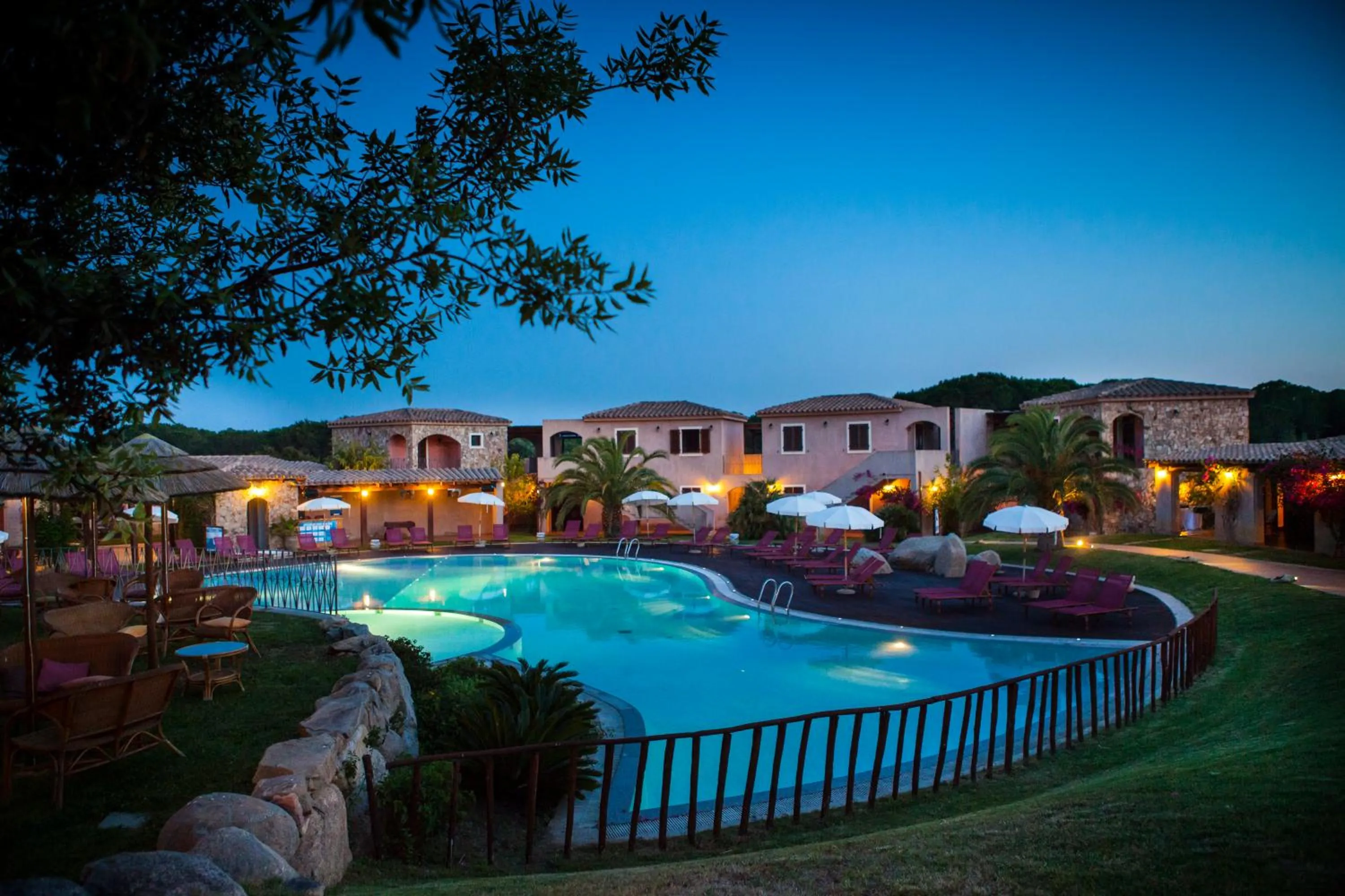 Pool view in Residence S'incantu