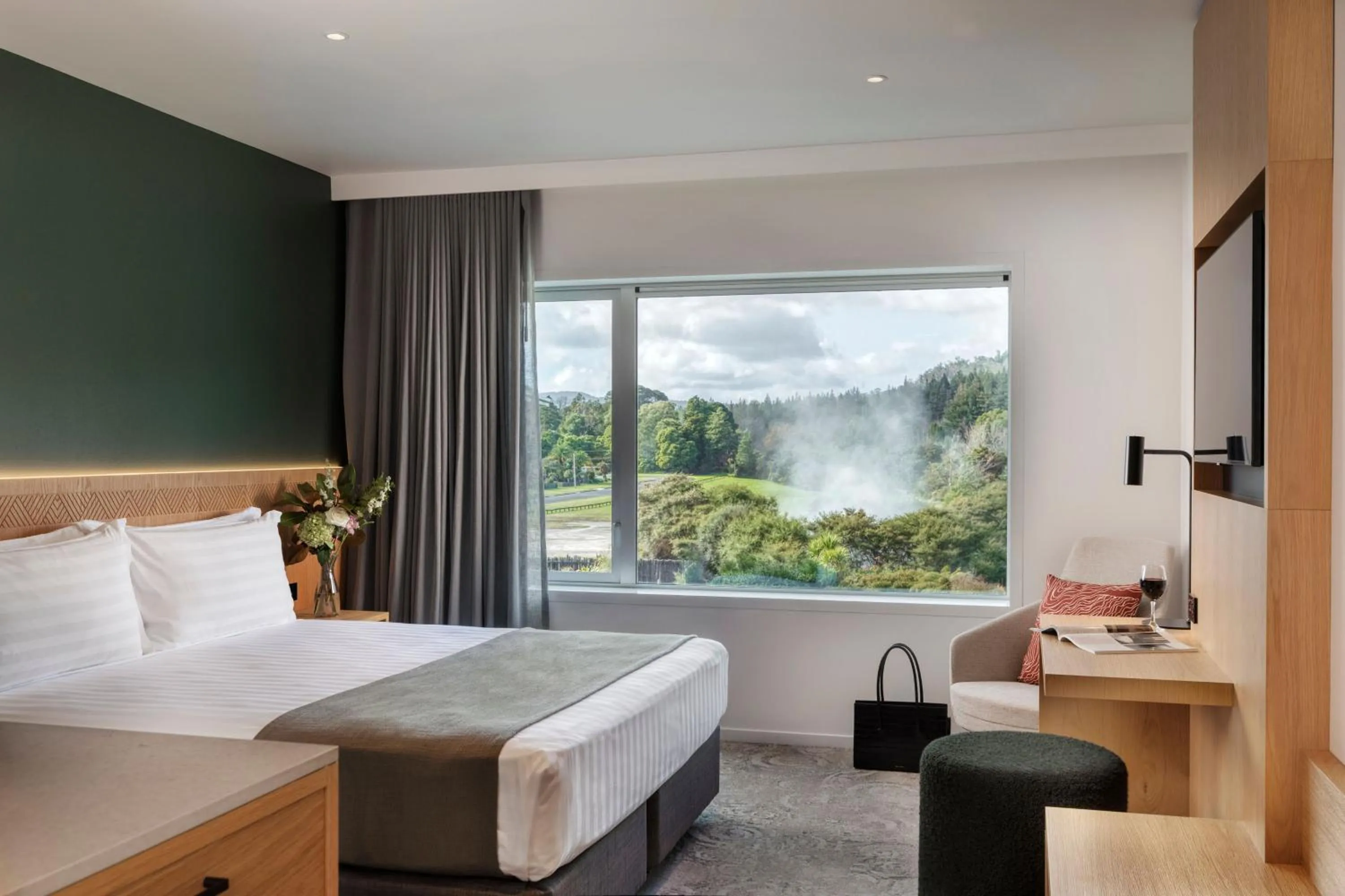 Bed in Rydges Rotorua