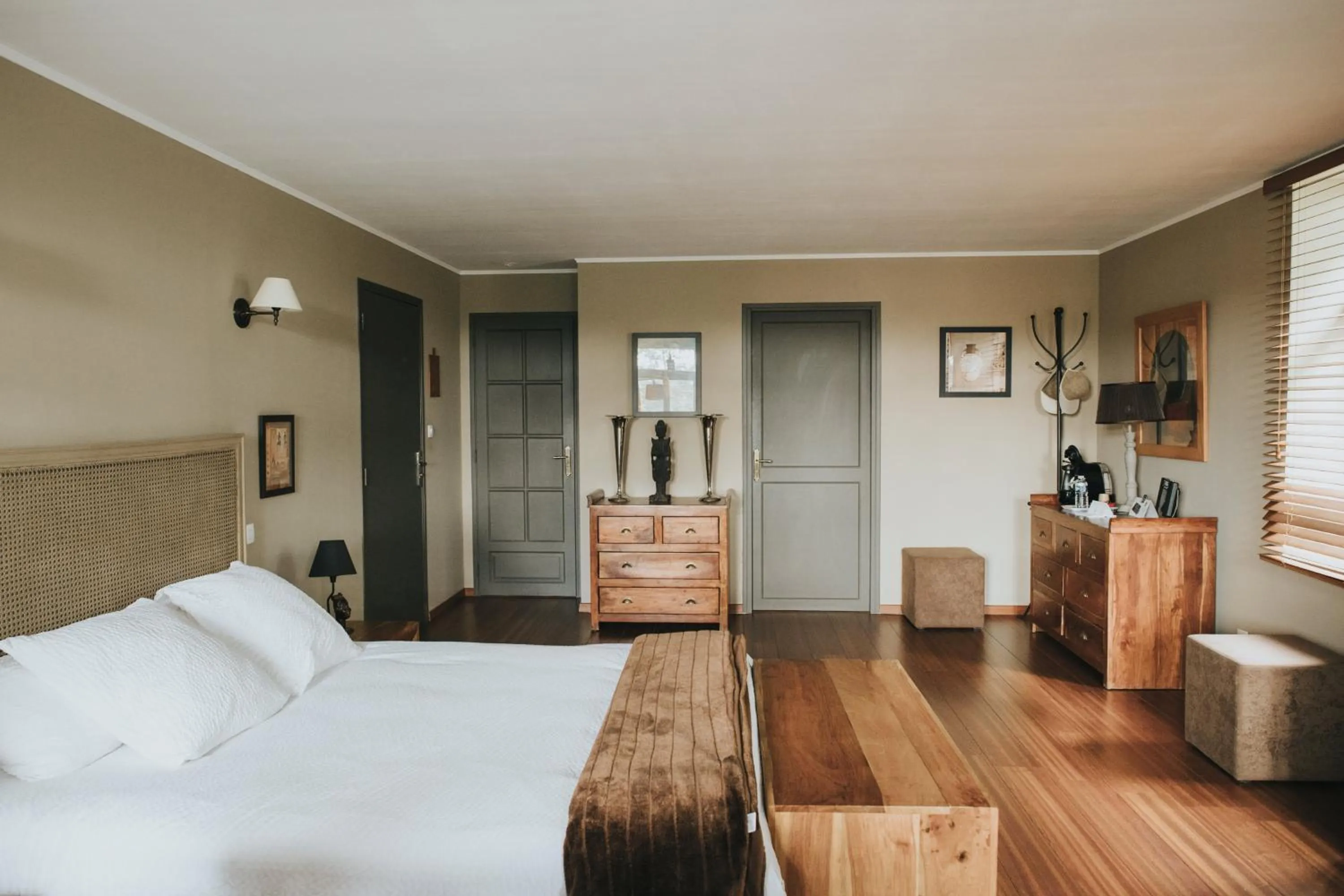 Photo of the whole room, Bed in LOGIS HÔTEL-RESTAURANT - Le Moulin d'Artres
