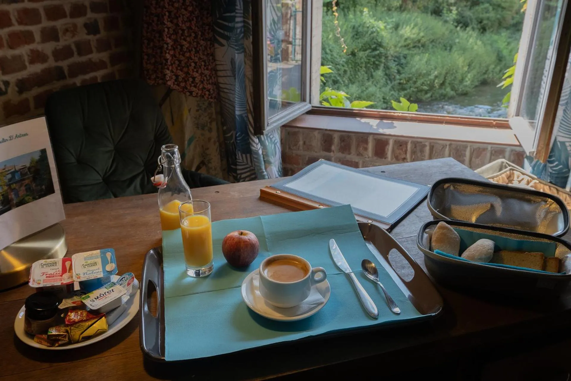 Breakfast in LOGIS HÔTEL-RESTAURANT - Le Moulin d'Artres