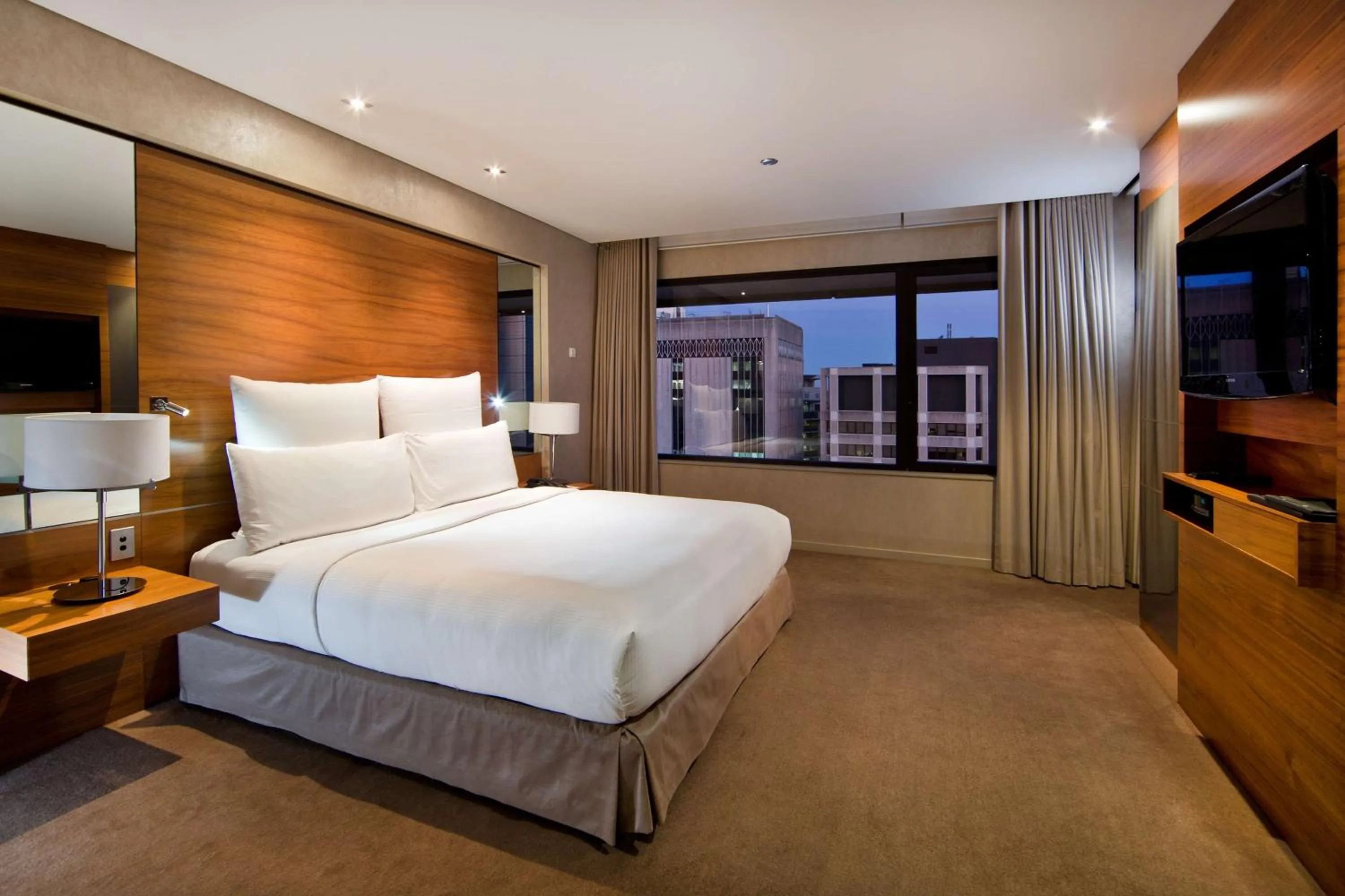 Bed in Hilton Brisbane
