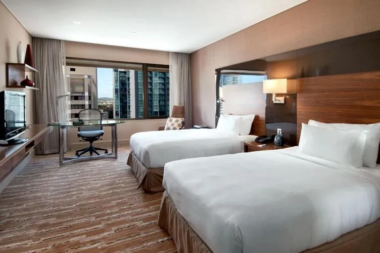 Bed in Hilton Brisbane