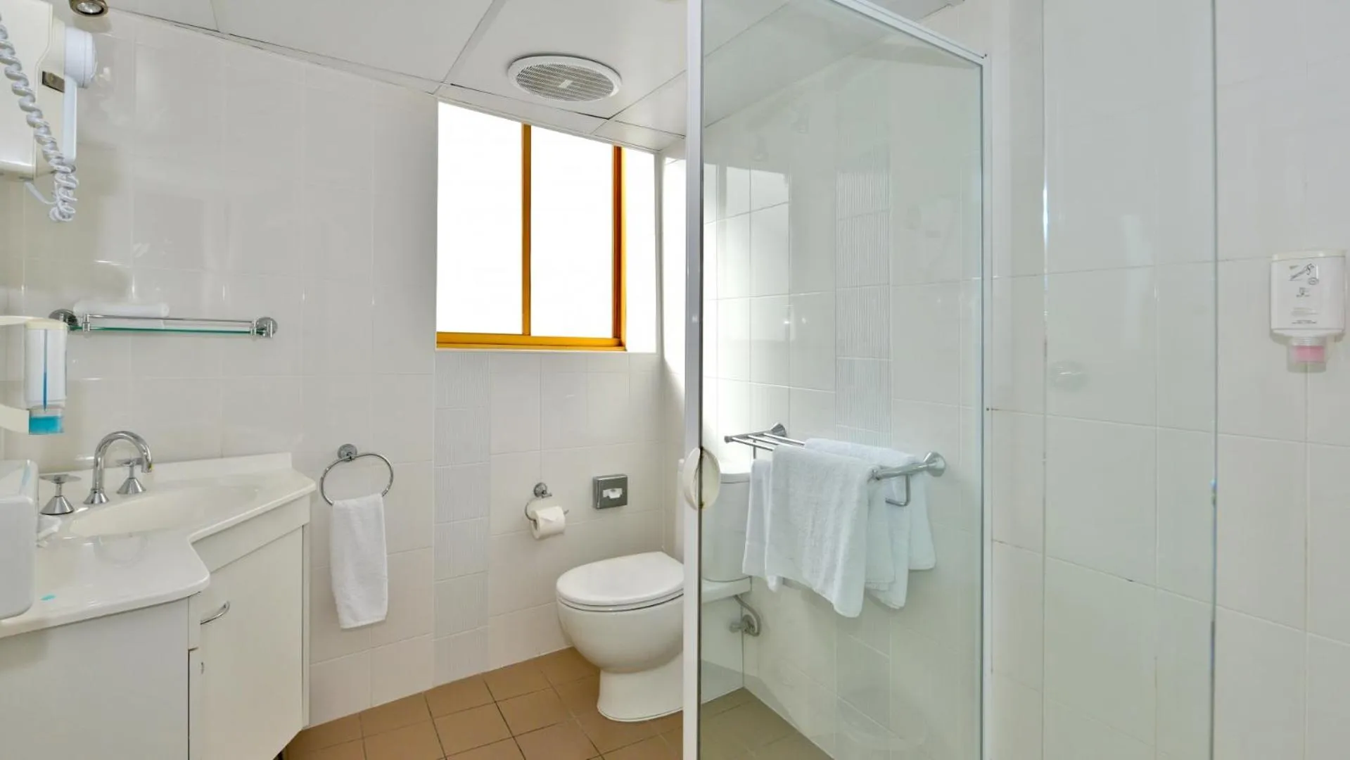 Bathroom in Atlantic Tower Motor Inn