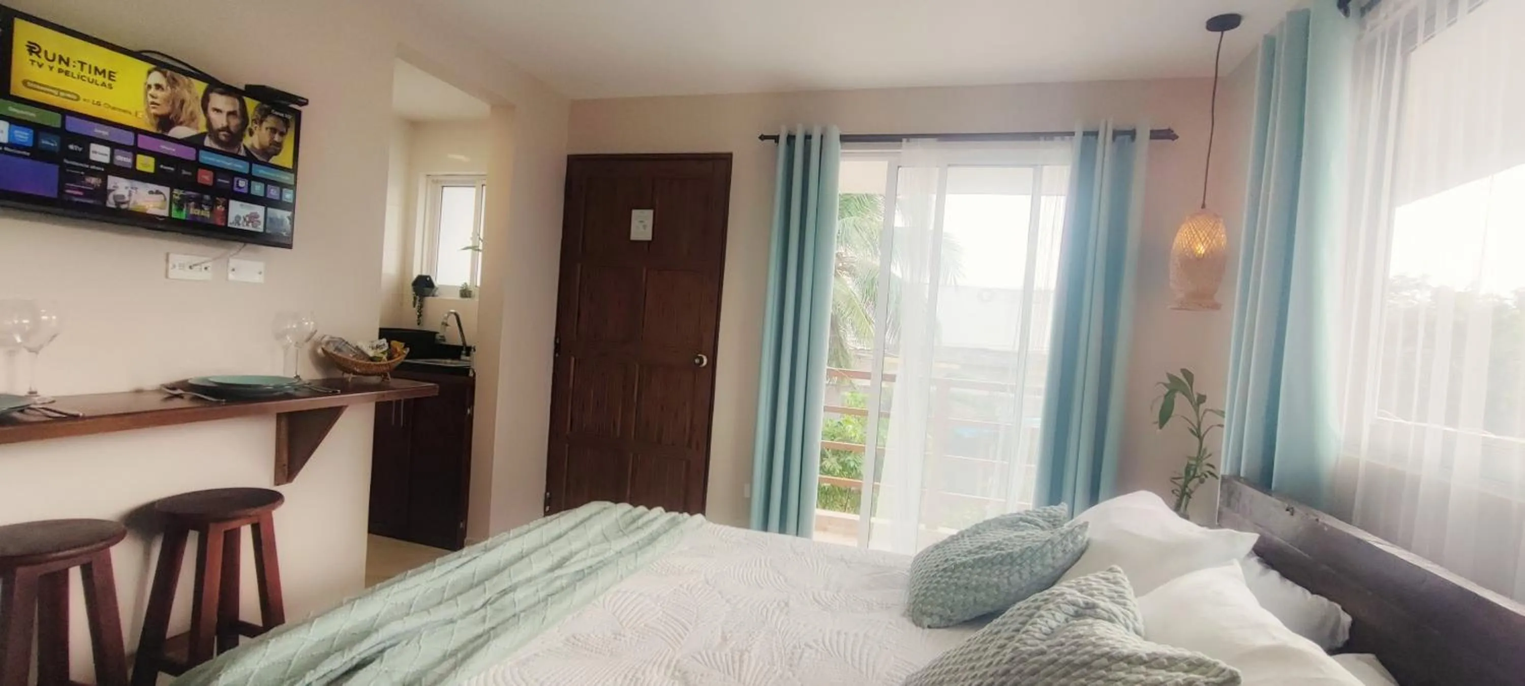 Bed in Cabañas Green Yard