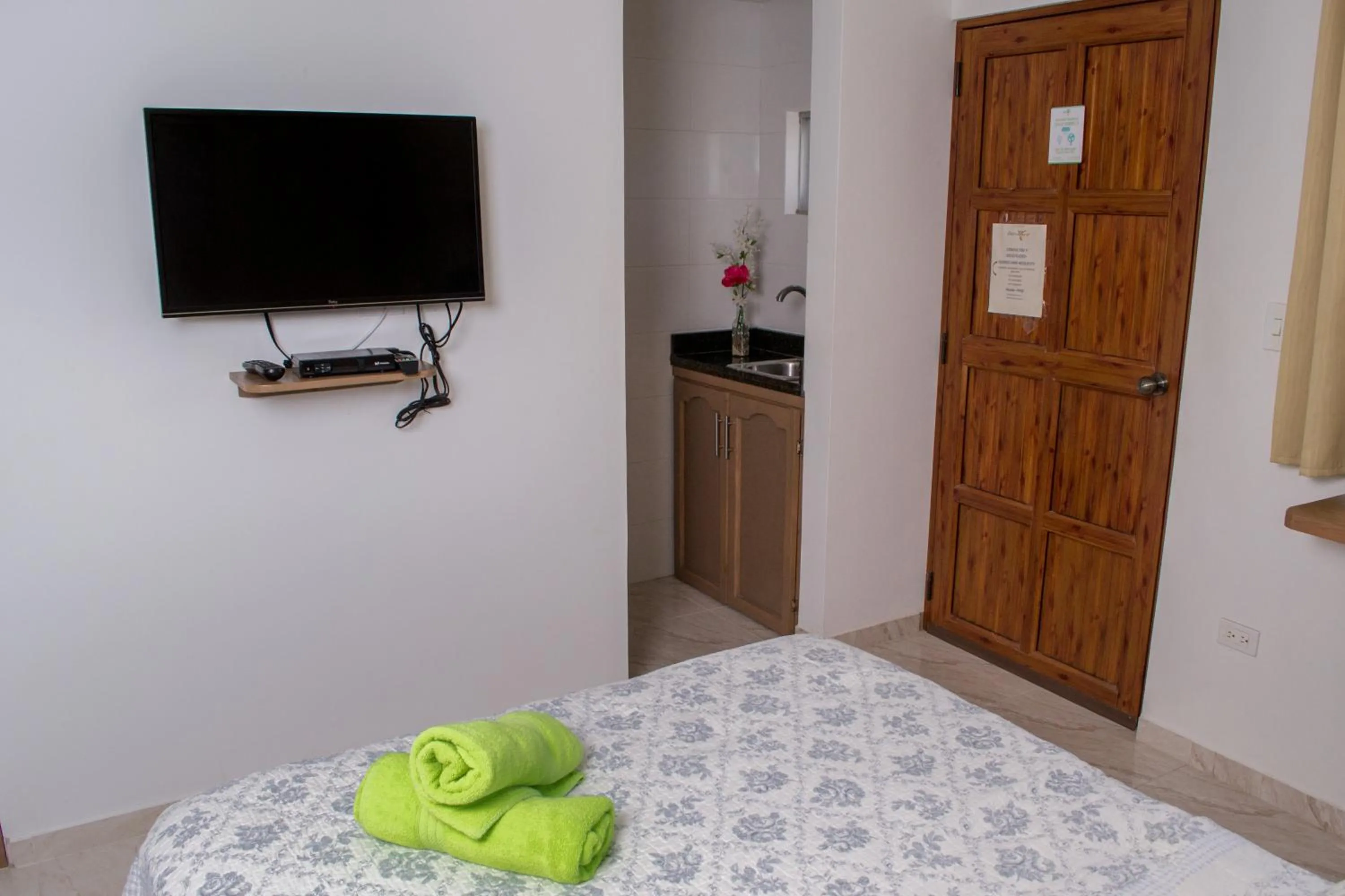 Bedroom, Bed in Cabañas Green Yard