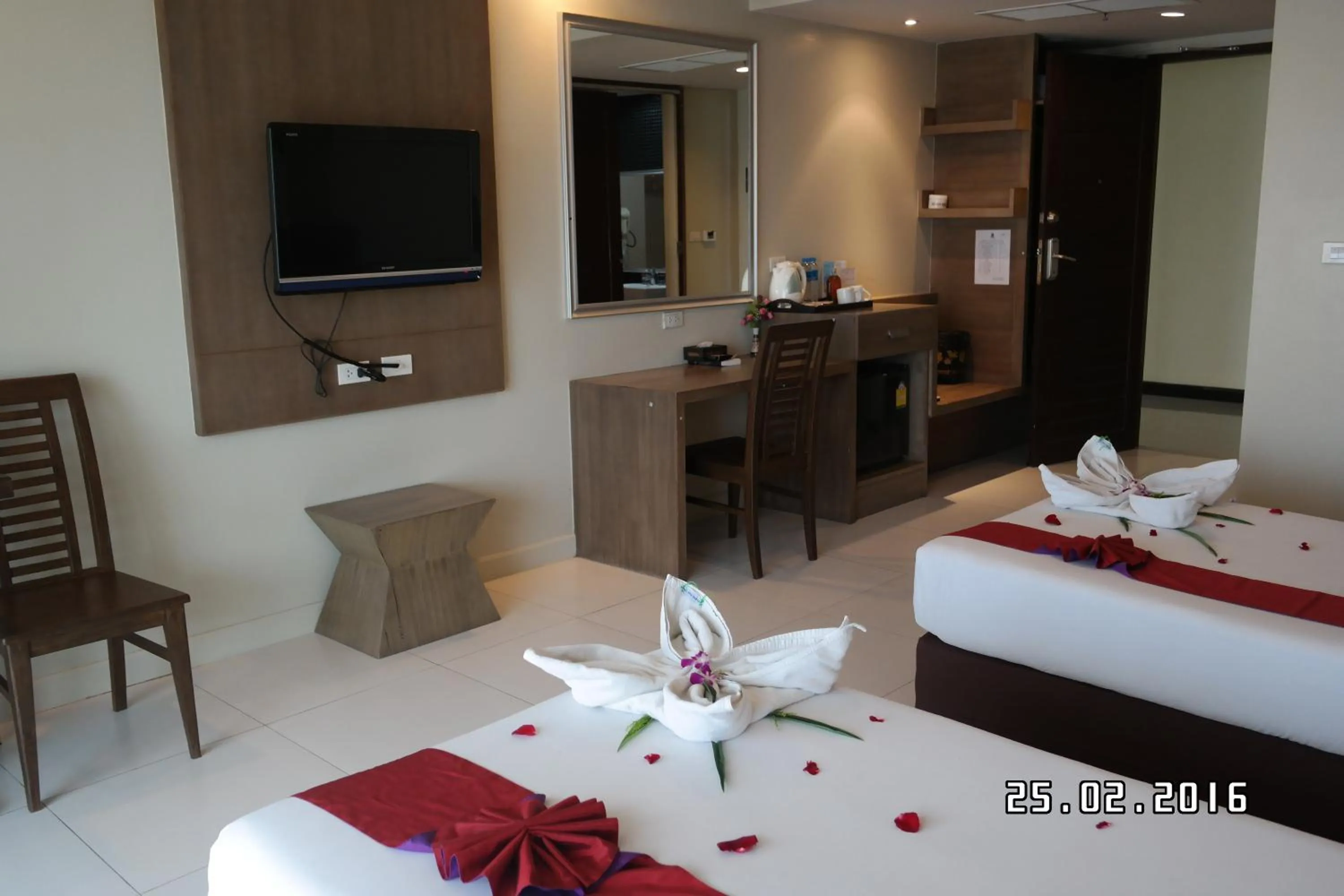 Decorative detail, Bed in Pattaya Loft