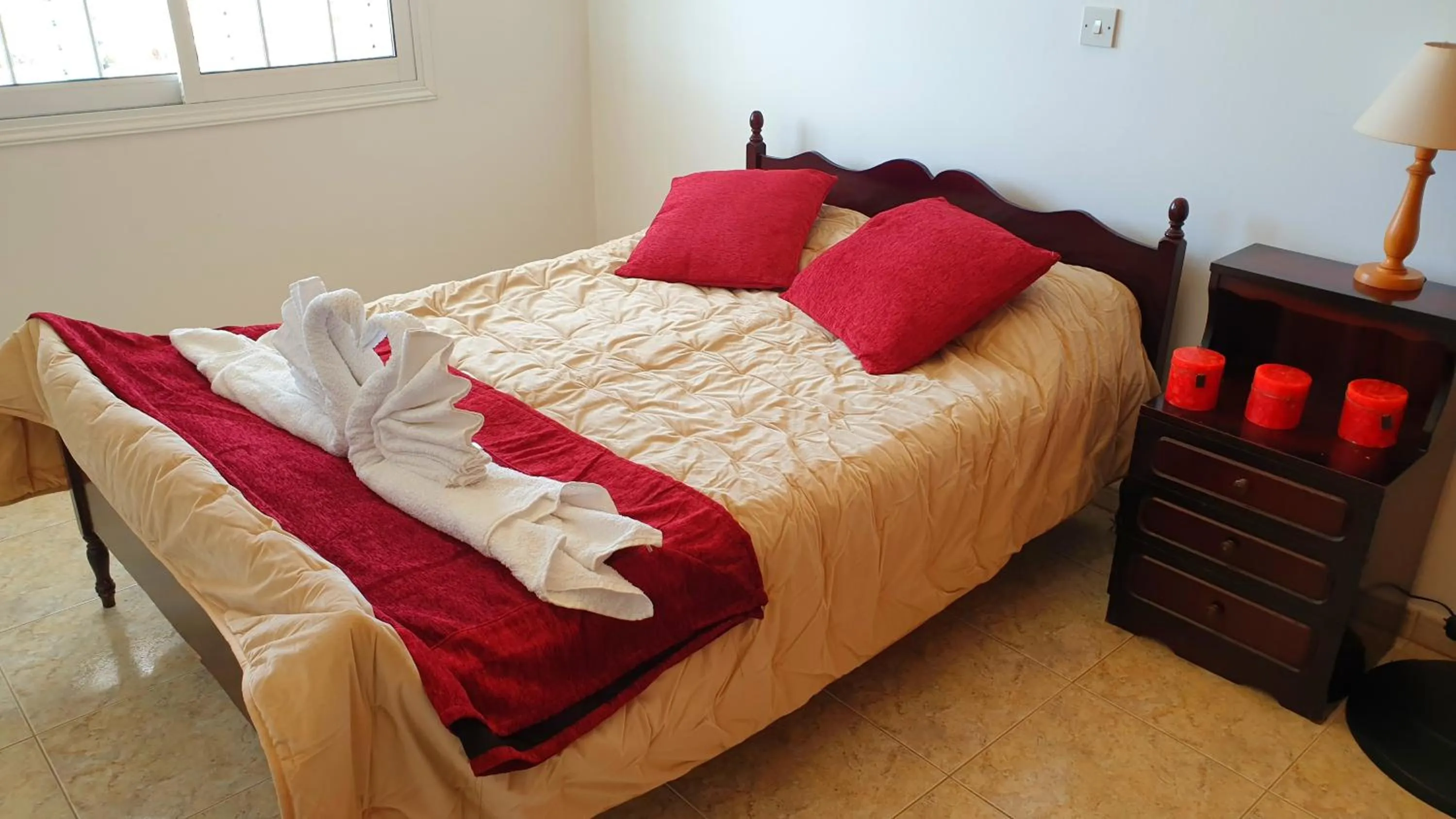 Bedroom, Bed in Astrofegia Apartments Near The Sea