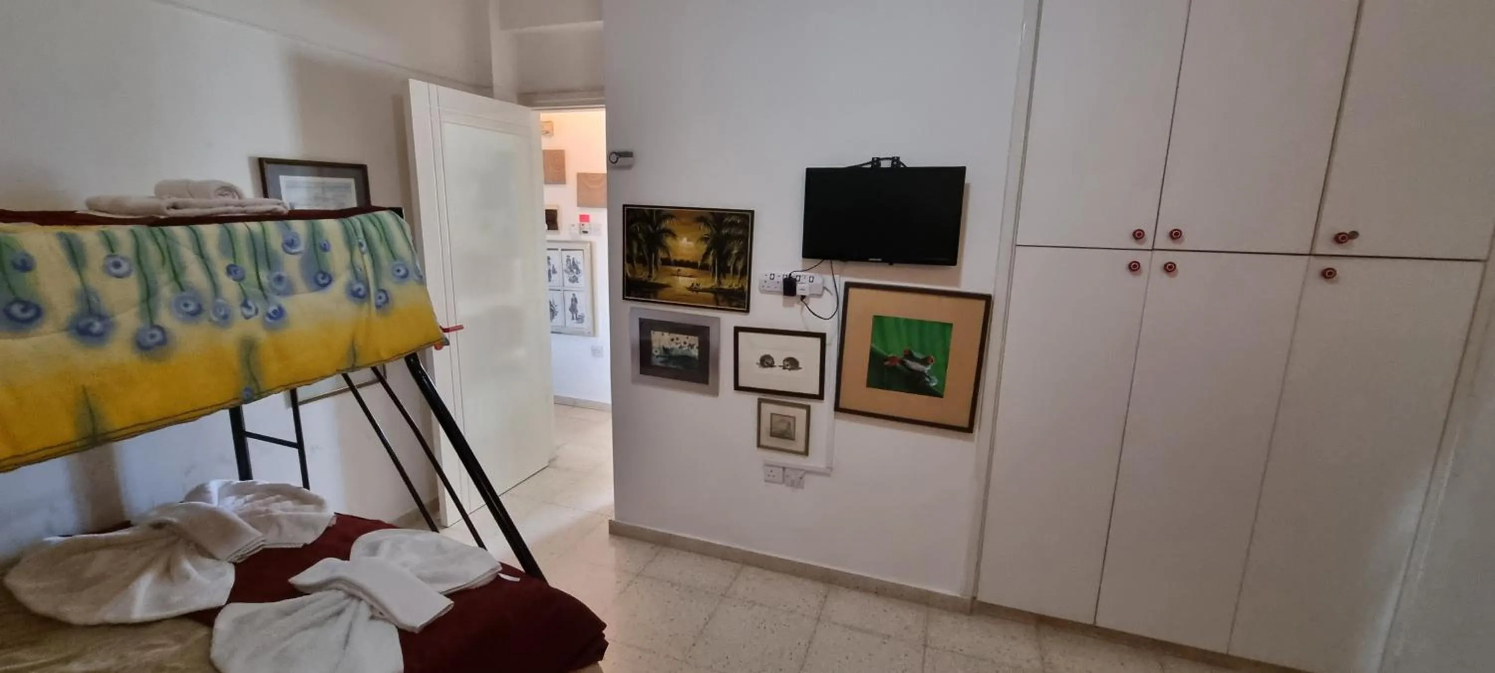 Bed in Astrofegia Apartments Near The Sea