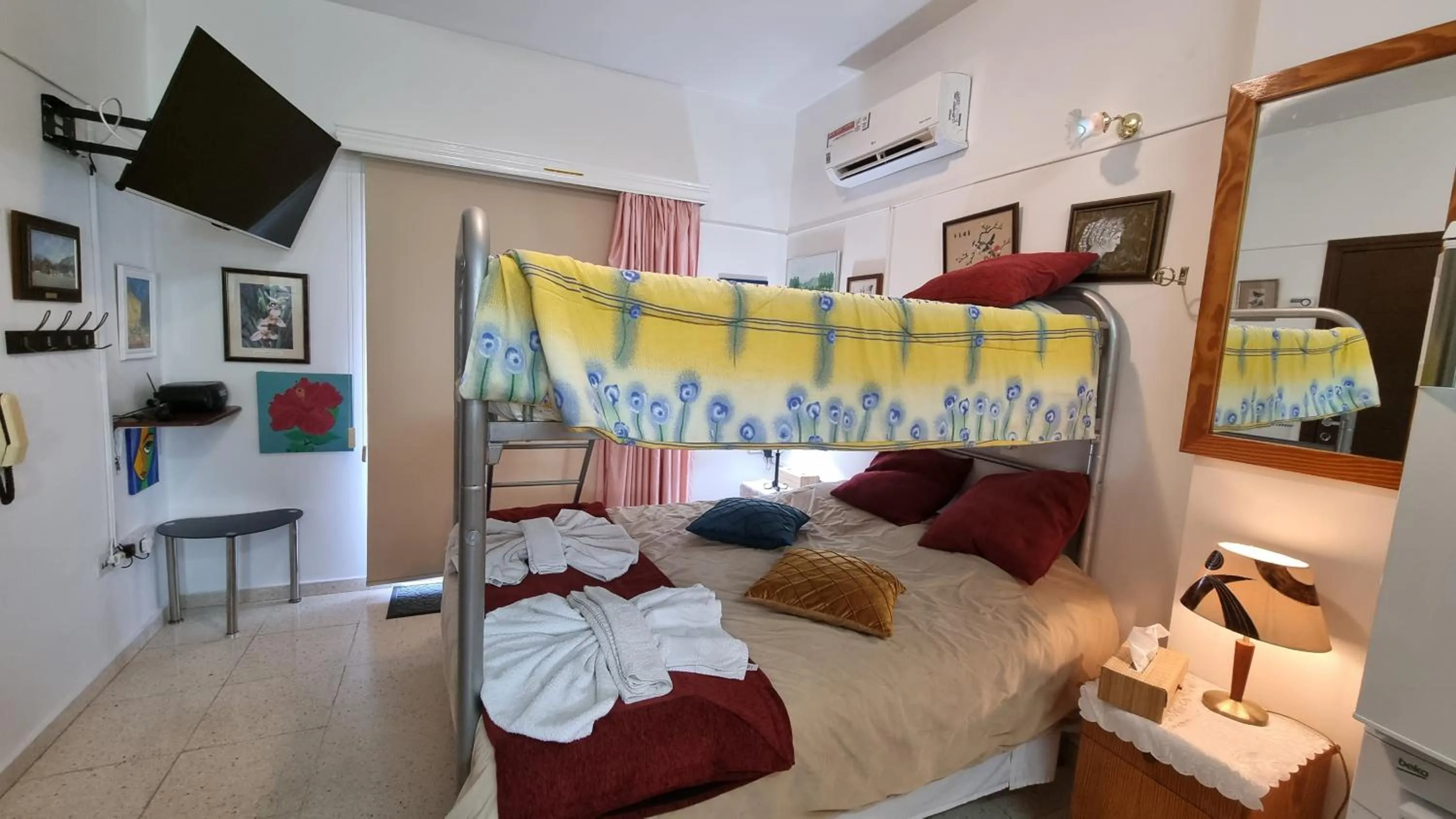 Bed in Astrofegia Apartments Near The Sea