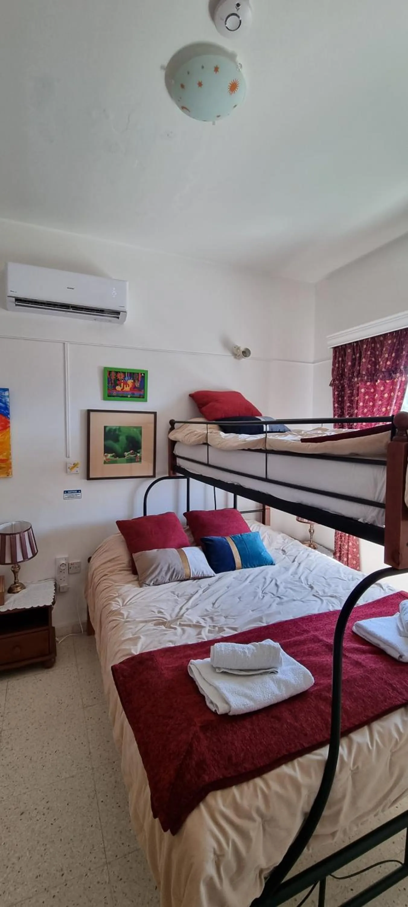 Bed in Astrofegia Apartments Near The Sea