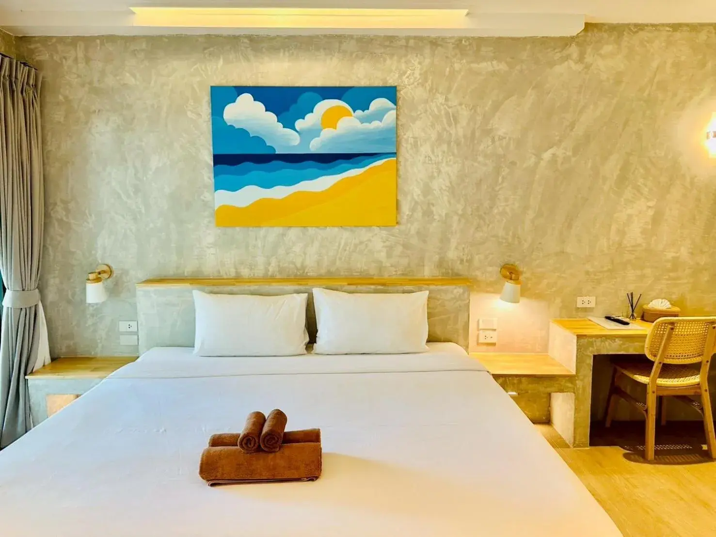 Bed in Twin Bay Resort Koh Lanta Bed in Twin Bay Resort Koh Lanta