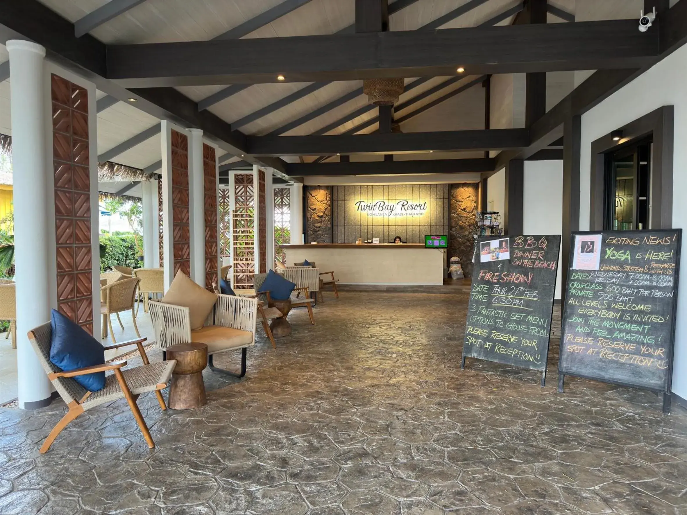 Lobby or reception in Twin Bay Resort Koh Lanta Lobby or reception in Twin Bay Resort Koh Lanta