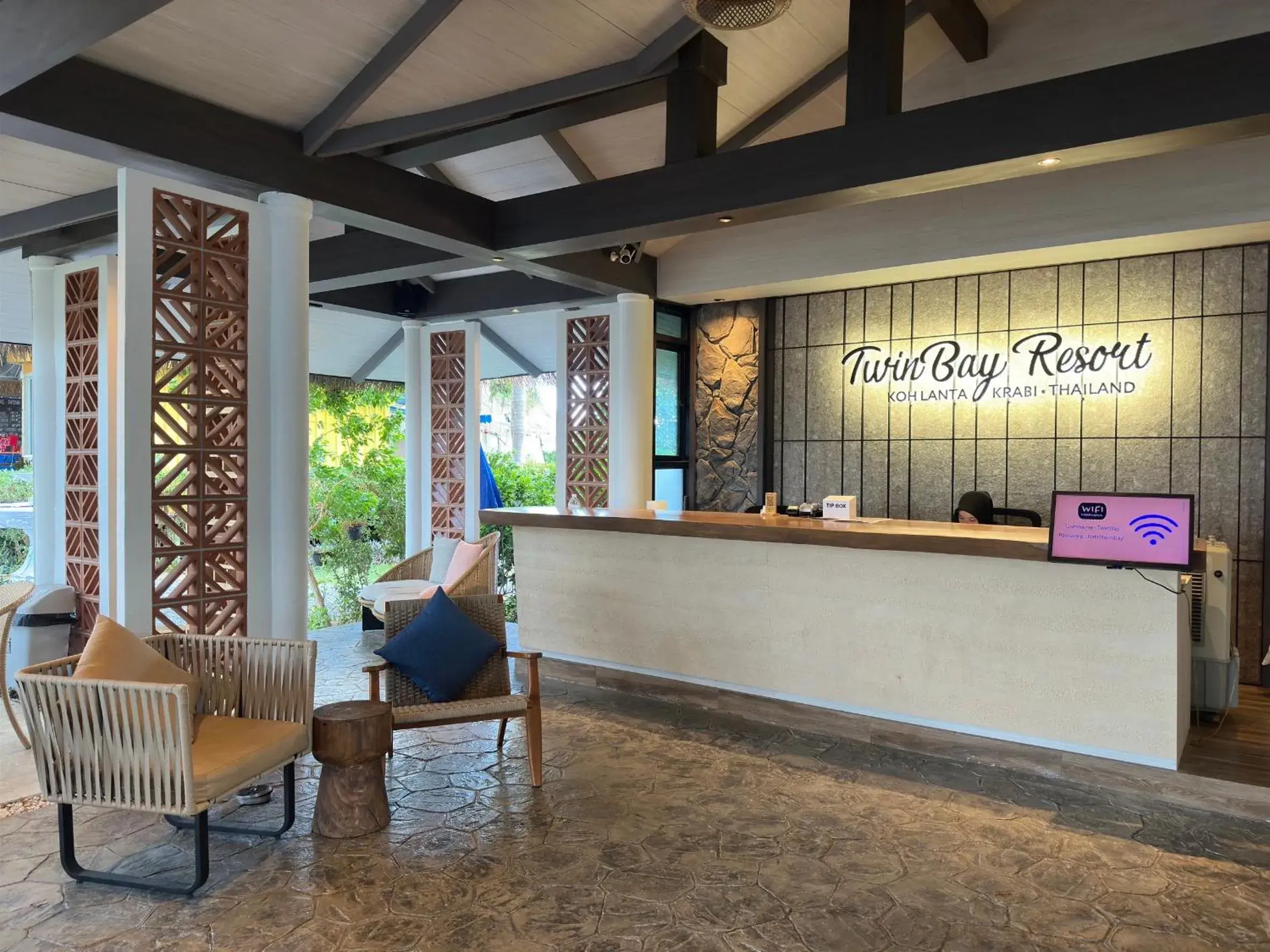 Lobby or reception in Twin Bay Resort Koh Lanta Lobby or reception in Twin Bay Resort Koh Lanta