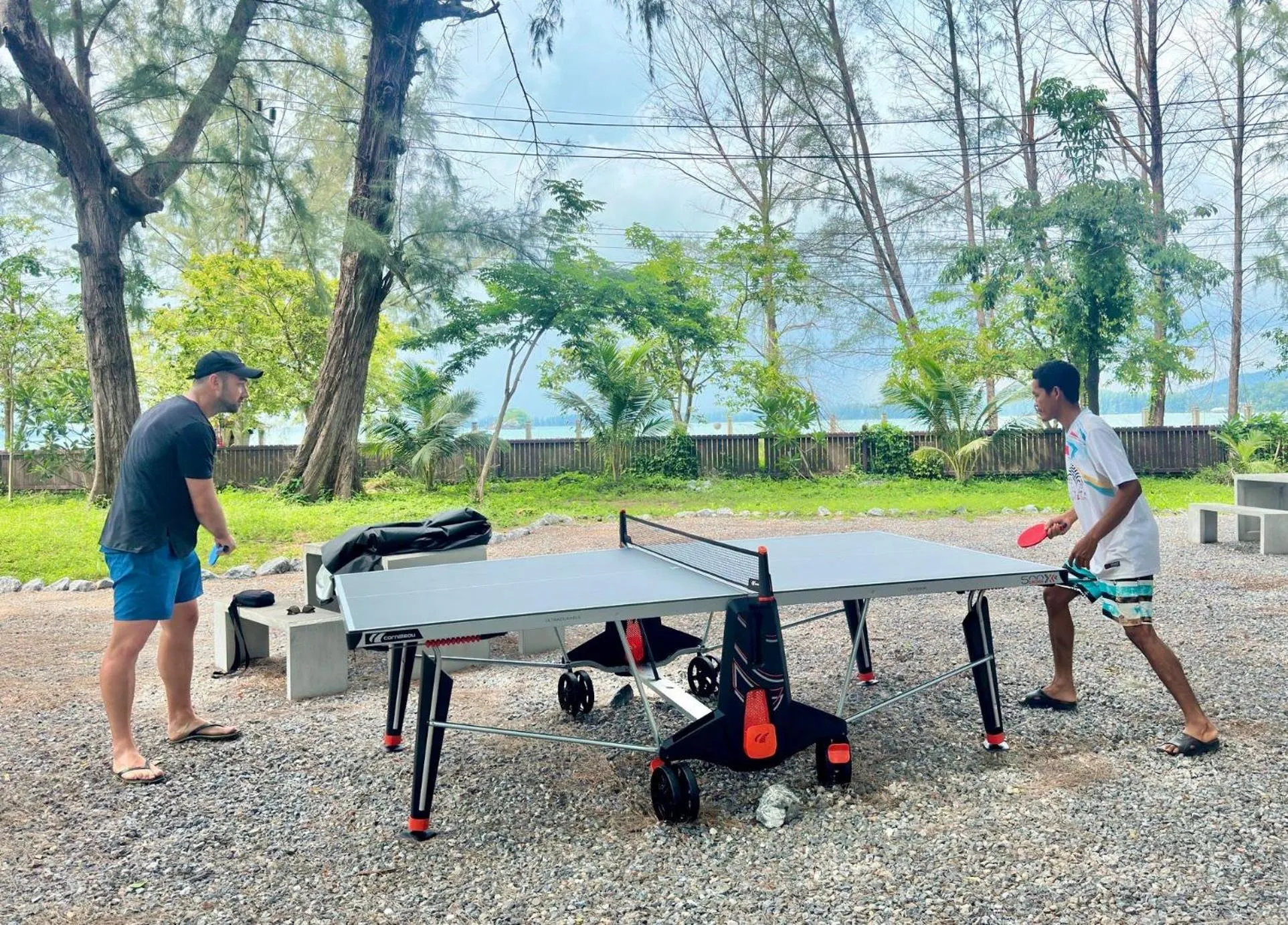 Table tennis in Twin Bay Resort Koh Lanta