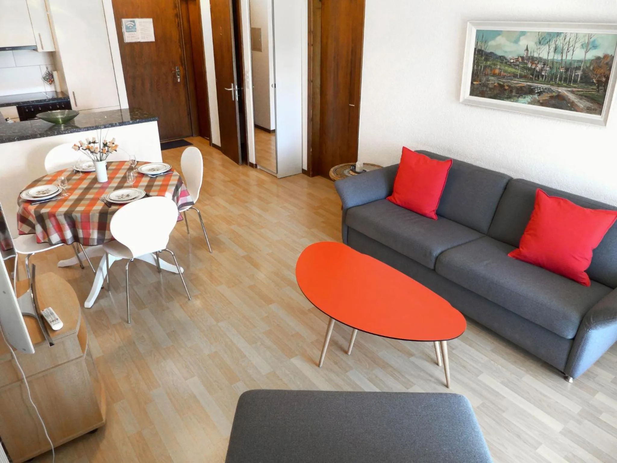 Living room in Apartment Victoria B 7 by Interhome