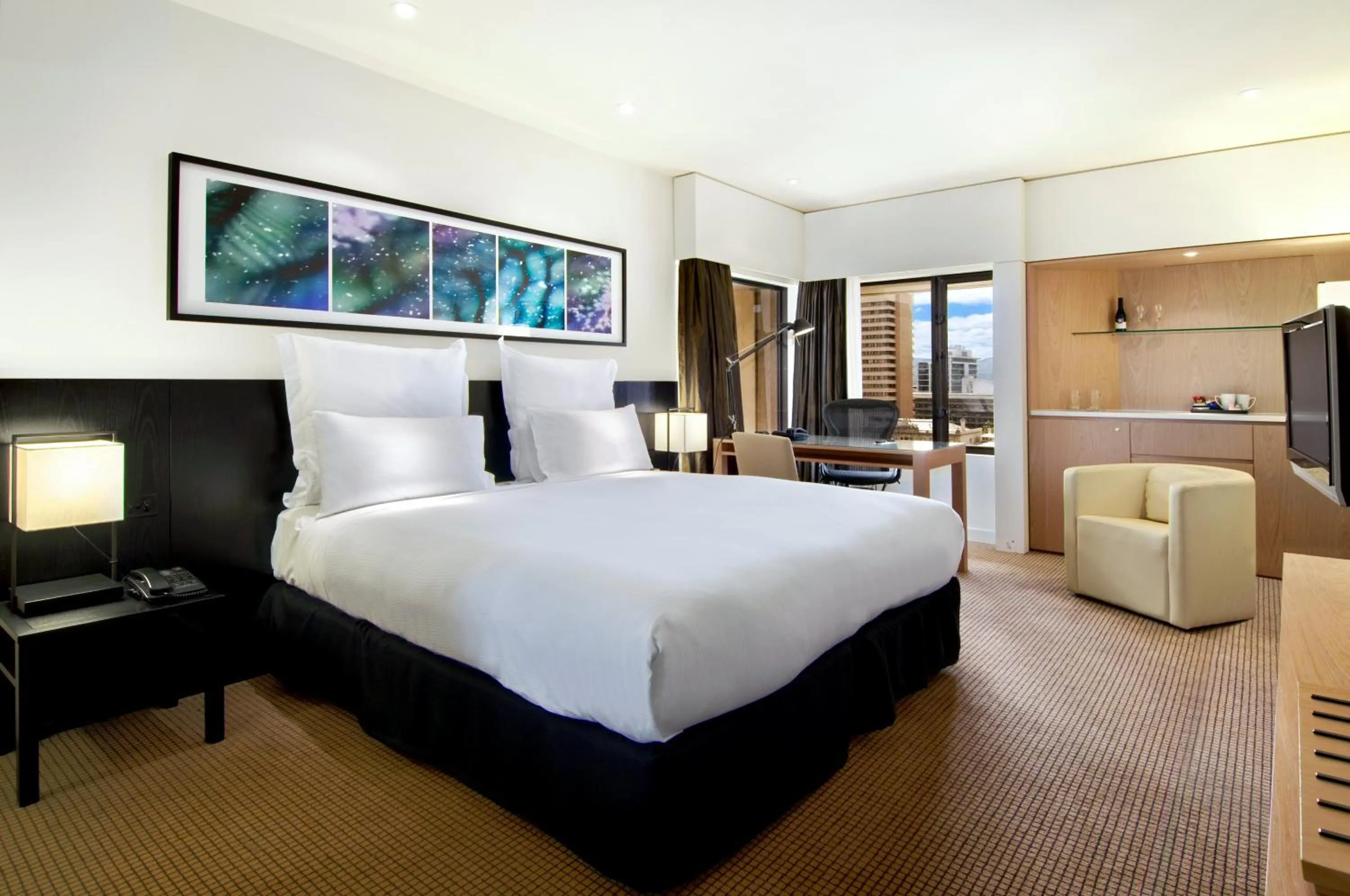 Bedroom, Bed in Hilton Adelaide