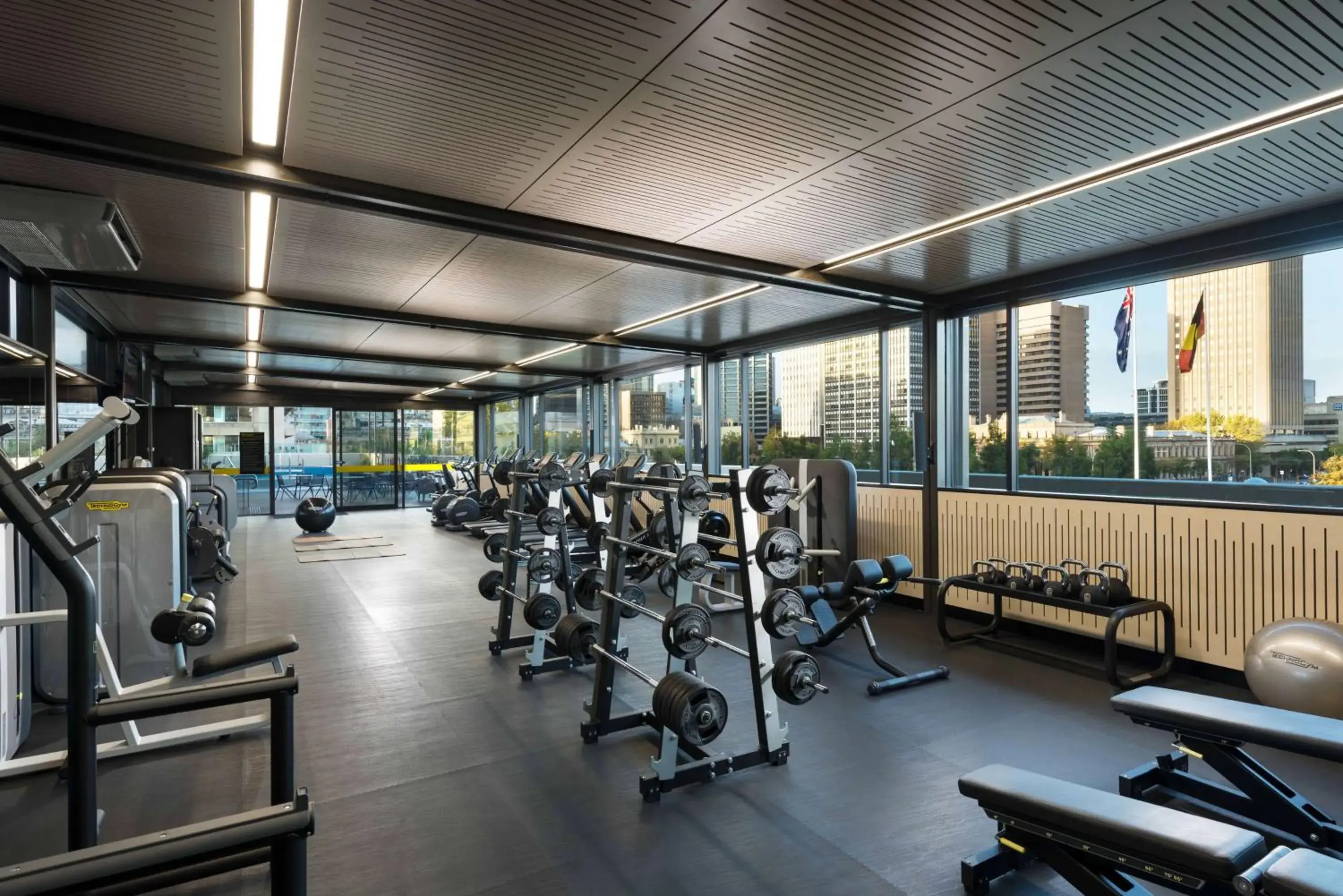 Fitness centre/facilities in Hilton Adelaide Fitness centre/facilities in Hilton Adelaide