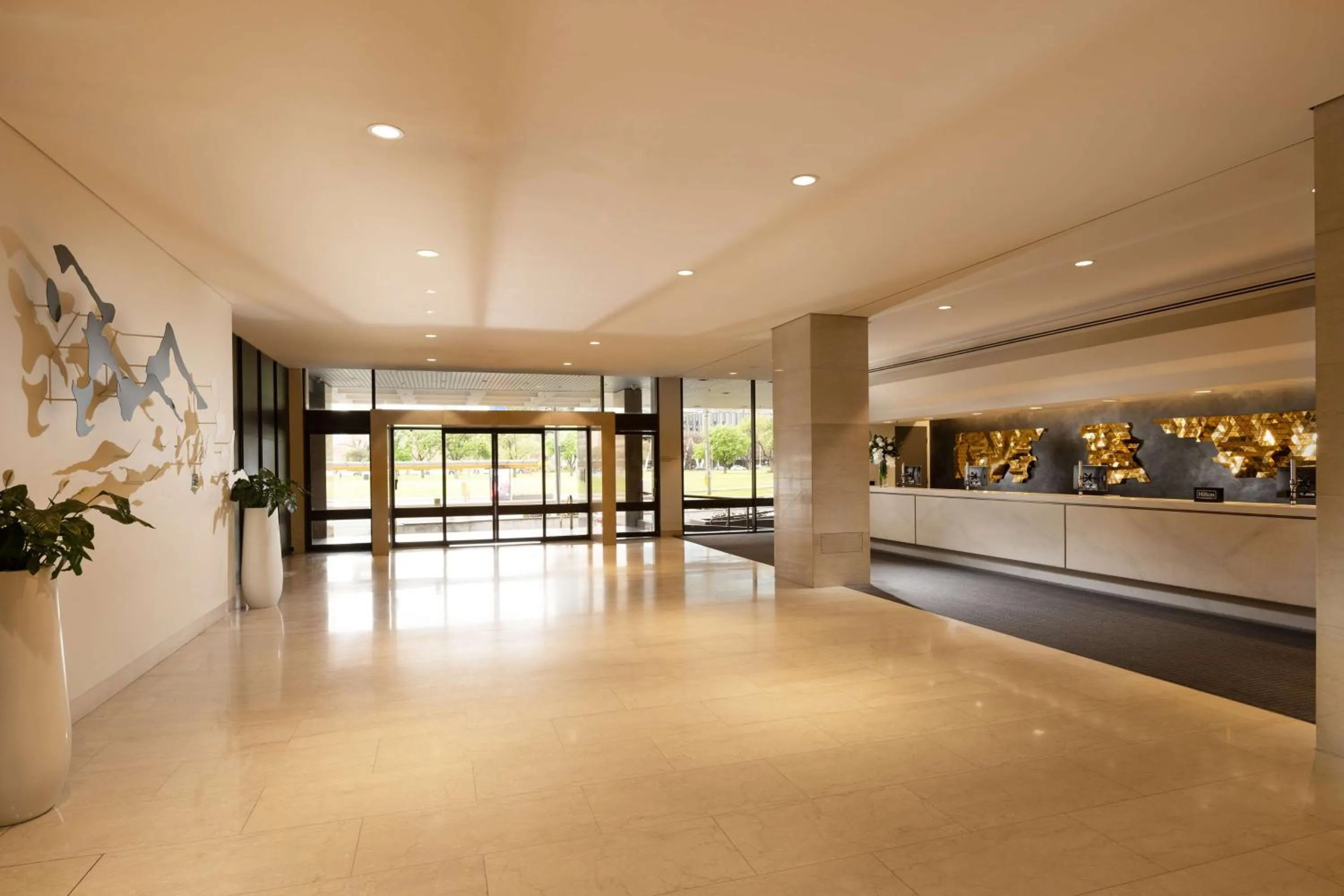 Lobby or reception in Hilton Adelaide