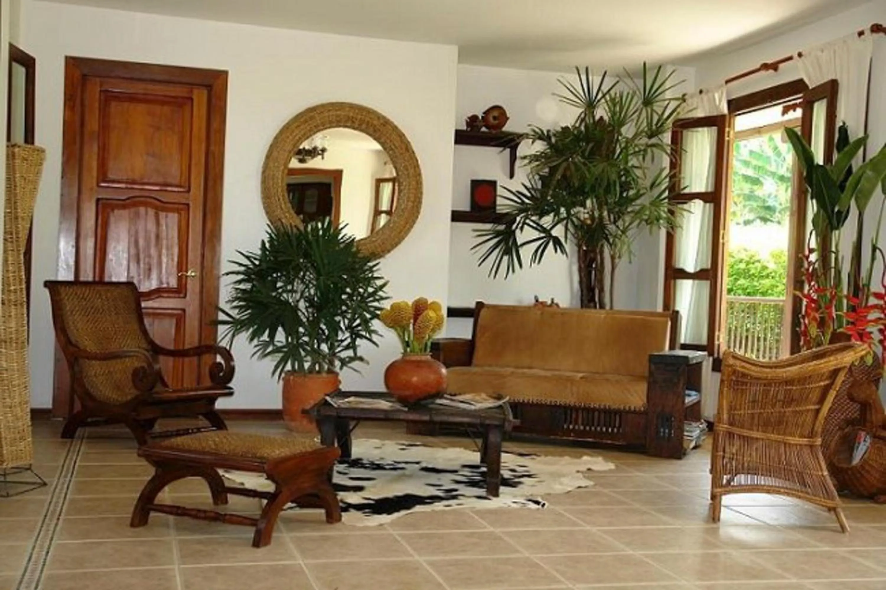 Communal lounge/ TV room in Hotel Campestre la Navarra