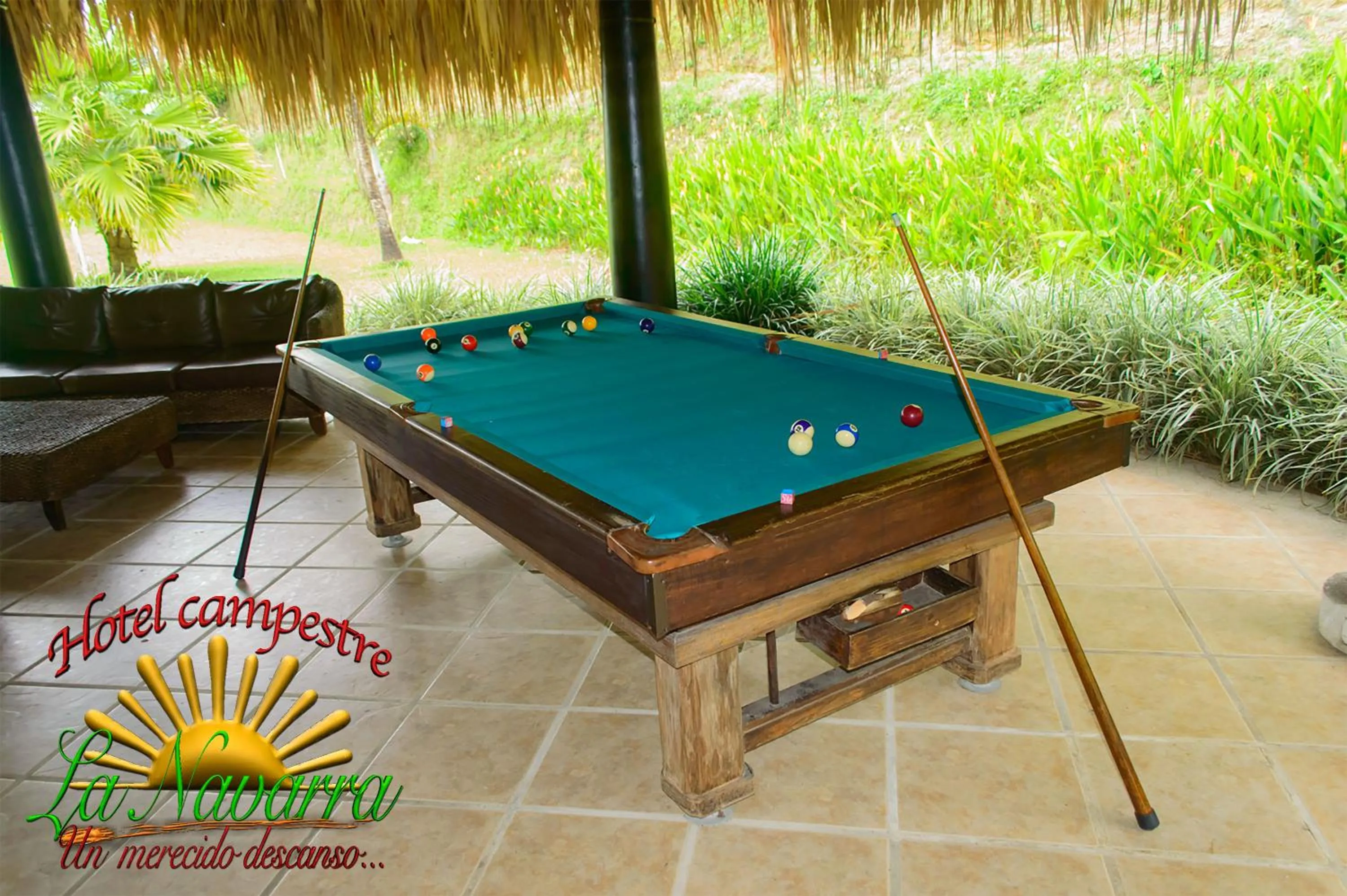 Billiard in Hotel Campestre la Navarra