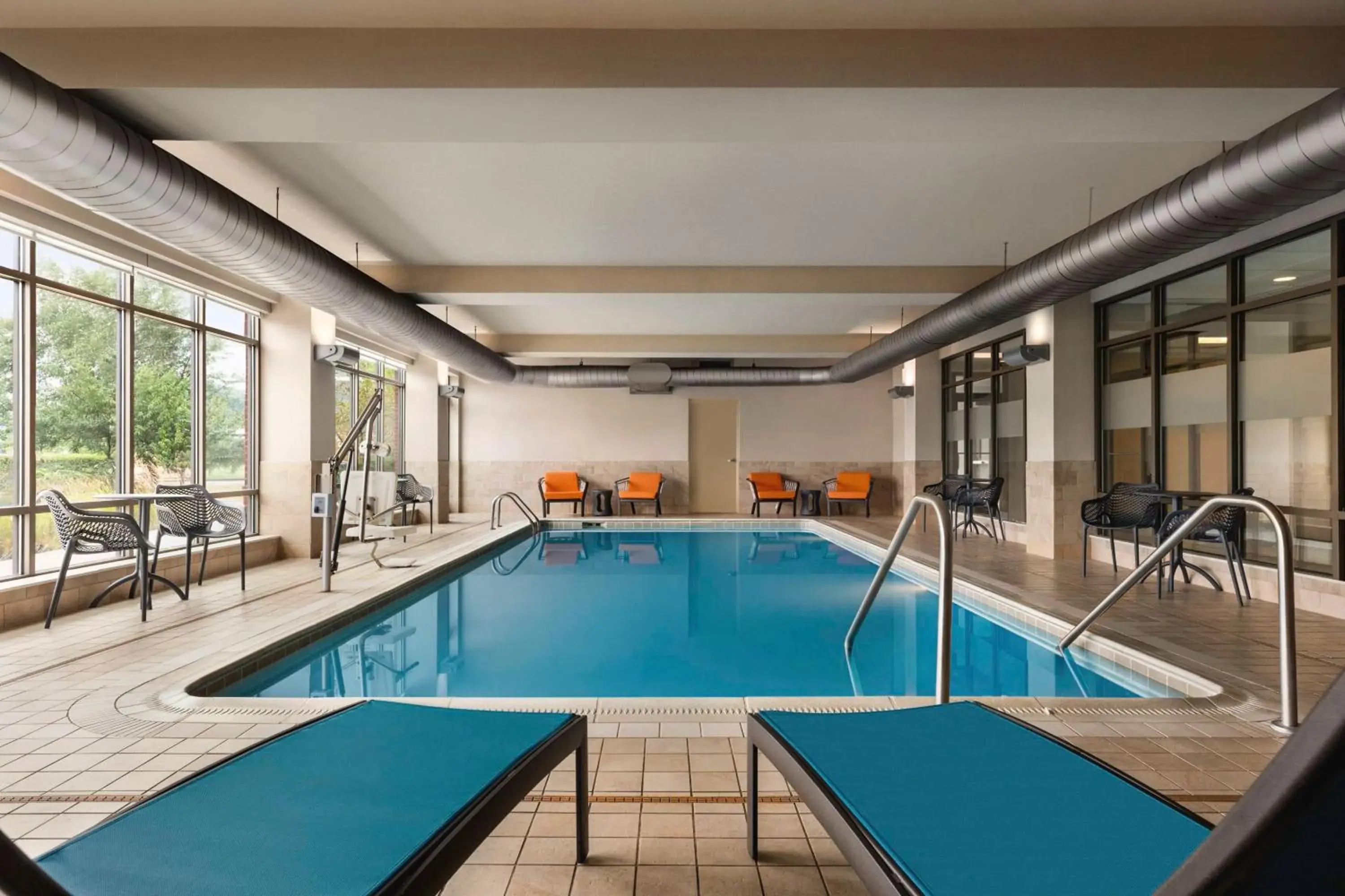 Pool view in Hampton Inn & Suites Pittsburgh Waterfront West Homestead Pool view in Hampton Inn & Suites Pittsburgh Waterfront West Homestead