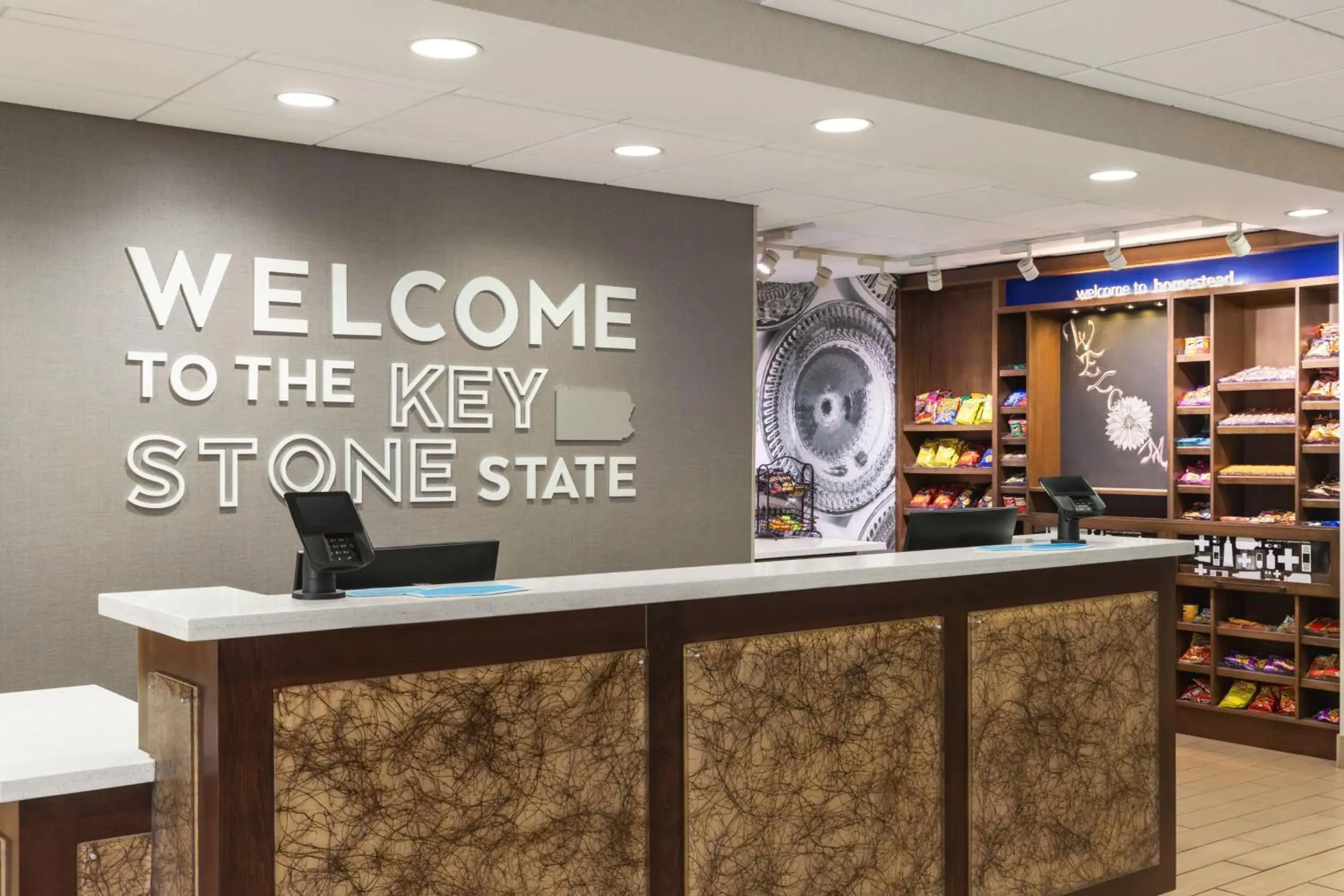 Lobby or reception in Hampton Inn & Suites Pittsburgh Waterfront West Homestead Lobby or reception in Hampton Inn & Suites Pittsburgh Waterfront West Homestead