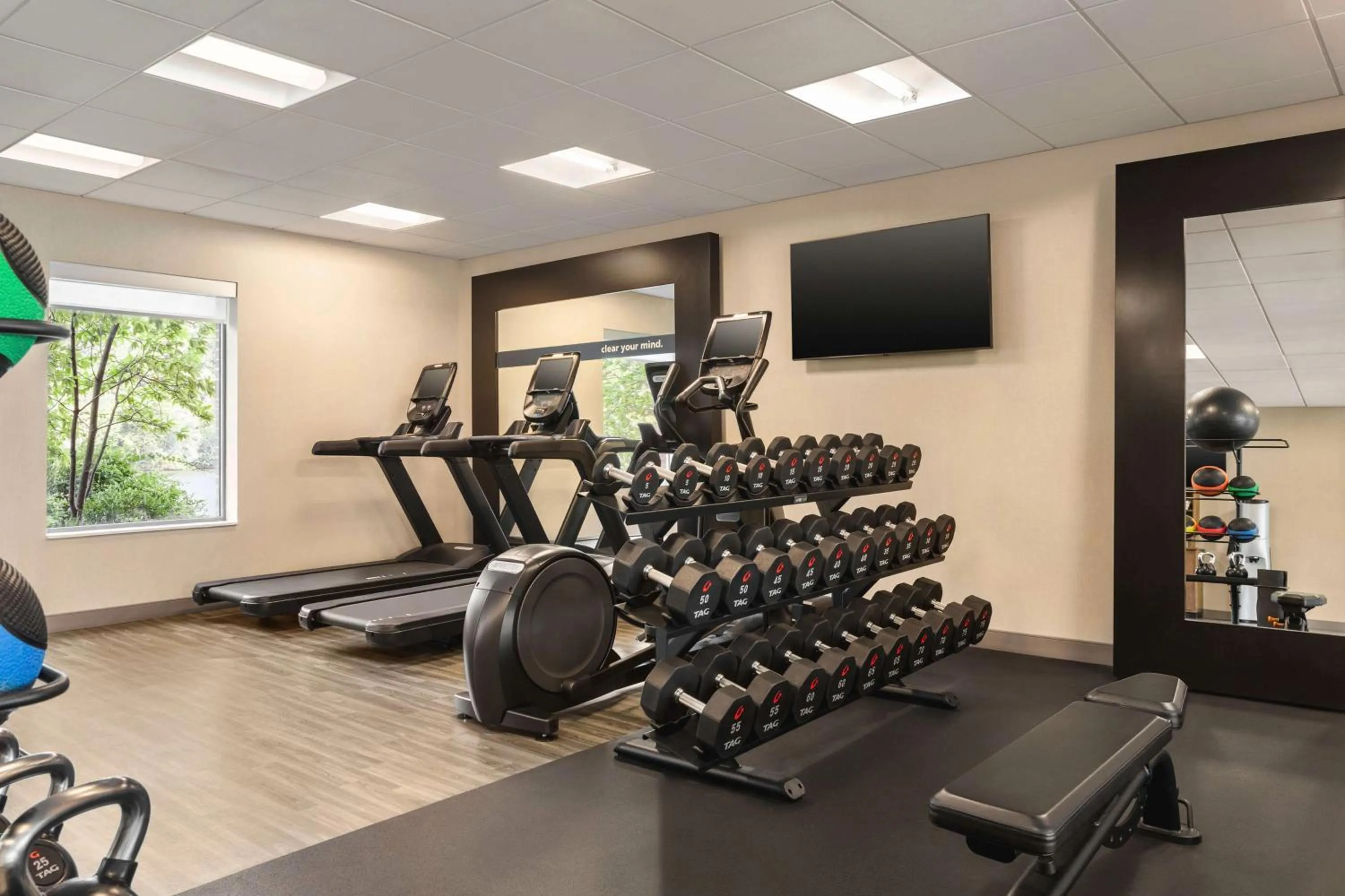 Fitness centre/facilities in Hampton Inn & Suites Pittsburgh Waterfront West Homestead