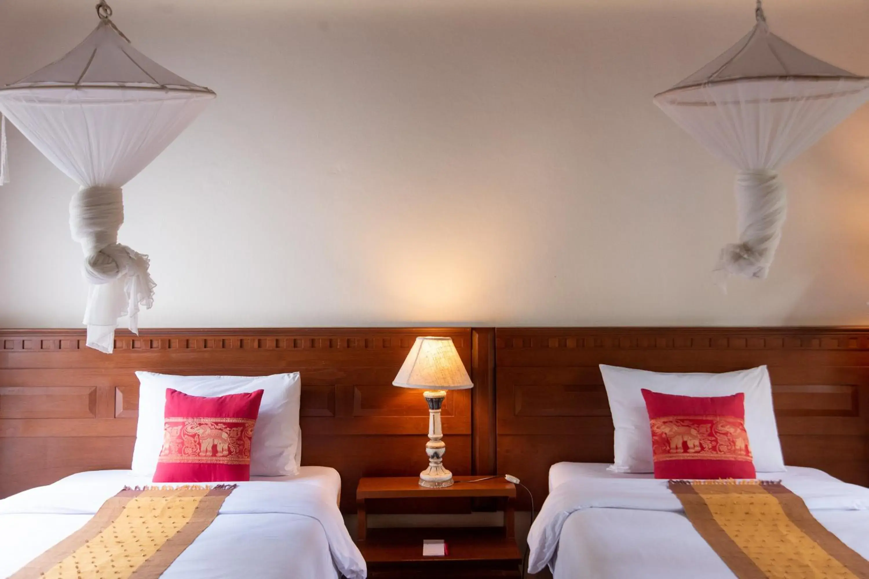 Bed in Royal Lanta Resort & Spa
