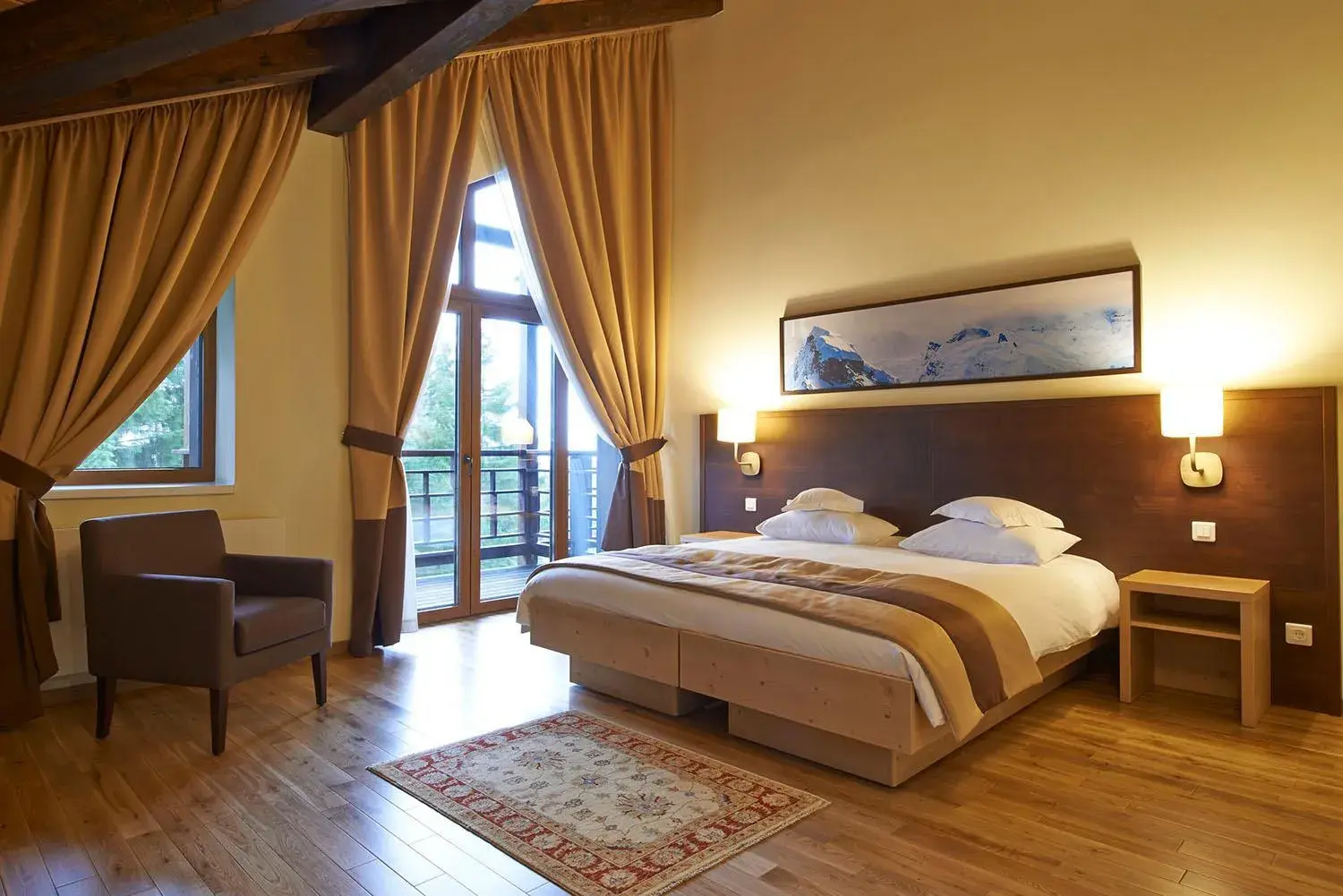 Bed in Ana Hotels Bradul Poiana Brasov Bed in Ana Hotels Bradul Poiana Brasov