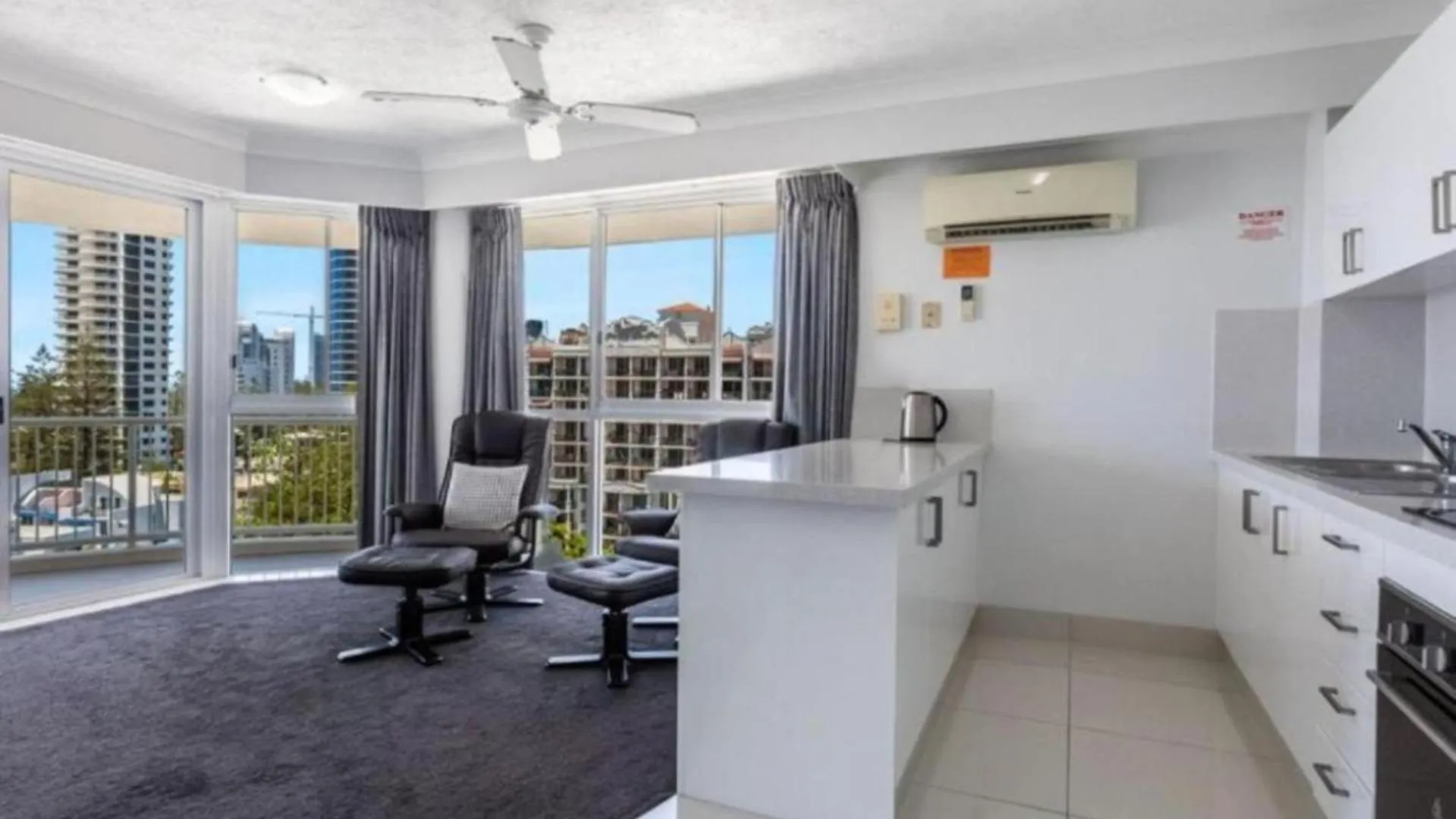 Living room in Surf Parade Resort