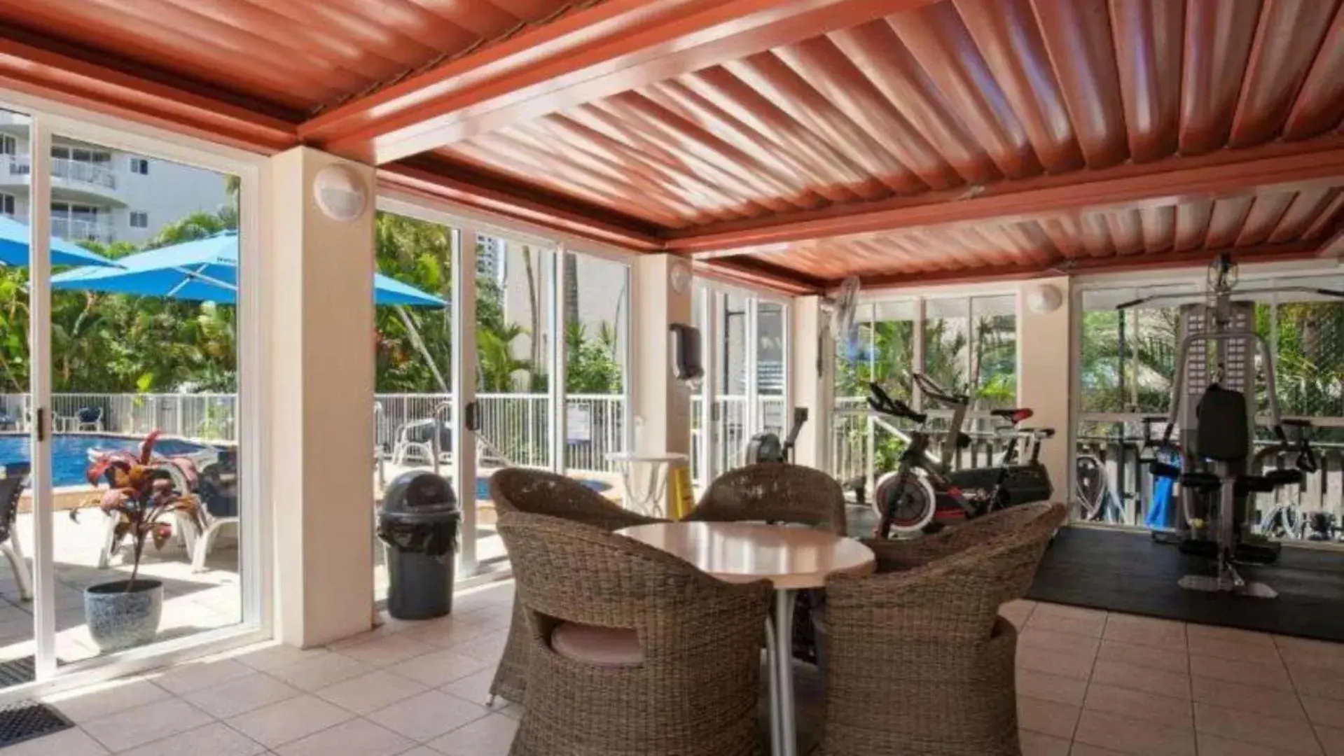 Fitness centre/facilities in Surf Parade Resort Fitness centre/facilities in Surf Parade Resort