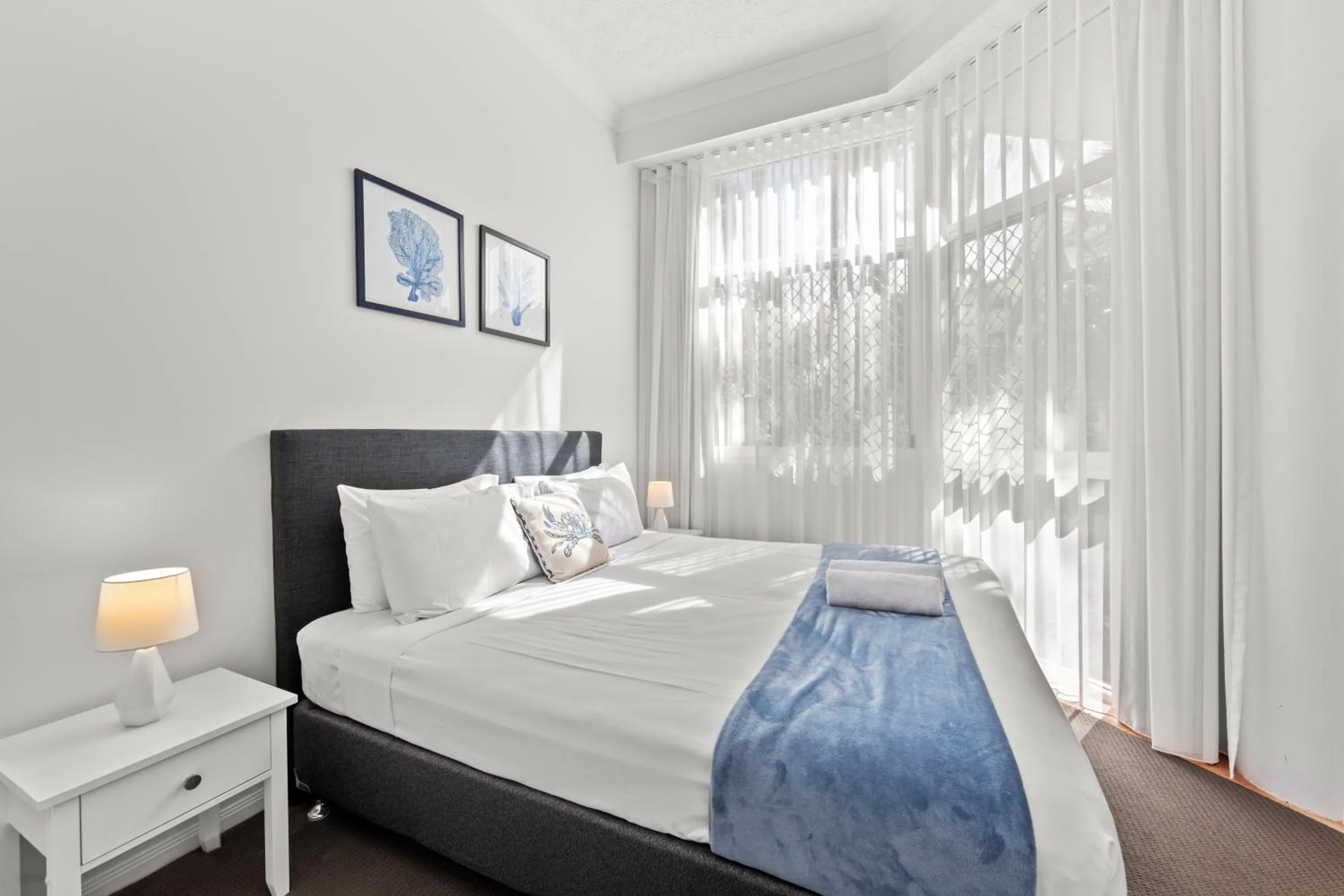 Bed in Surf Parade Resort