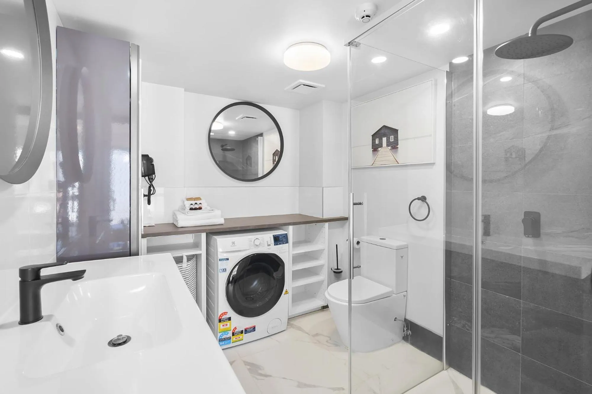 Shower in Surf Parade Resort