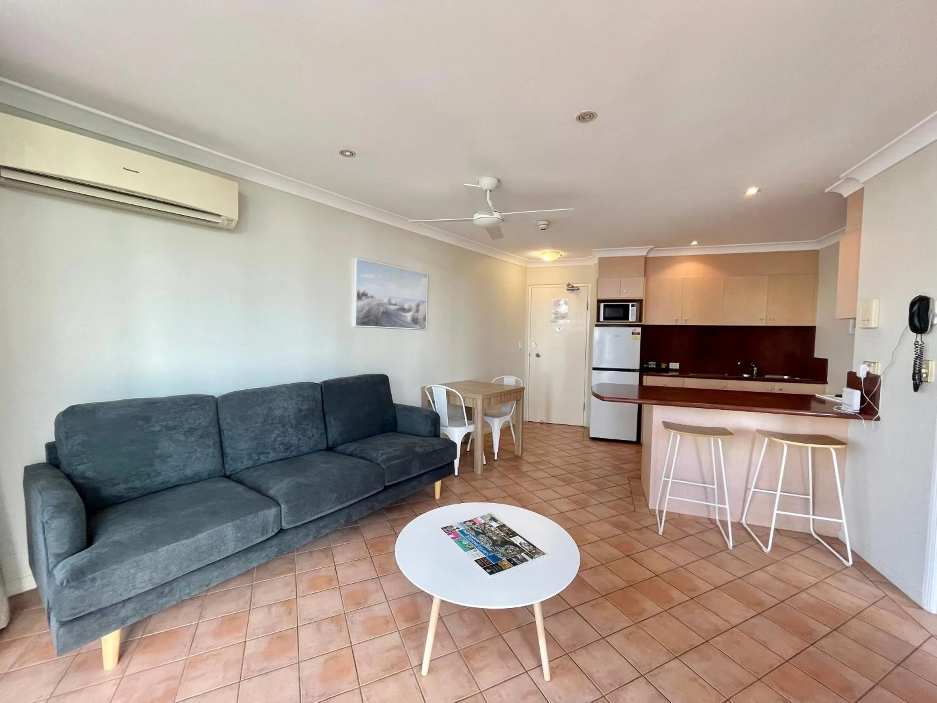Living room in Surf Parade Resort