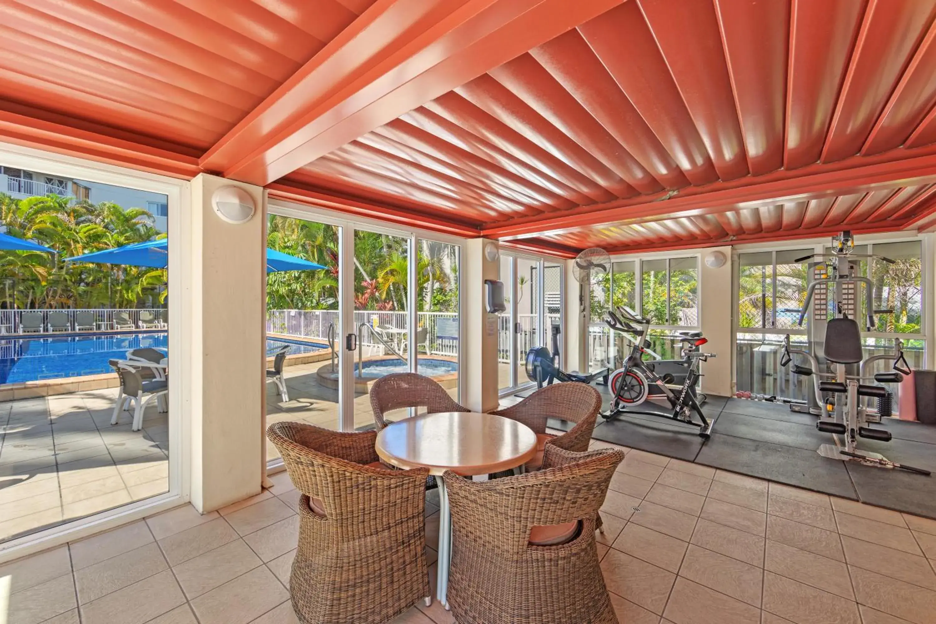 Fitness centre/facilities in Surf Parade Resort Fitness centre/facilities in Surf Parade Resort