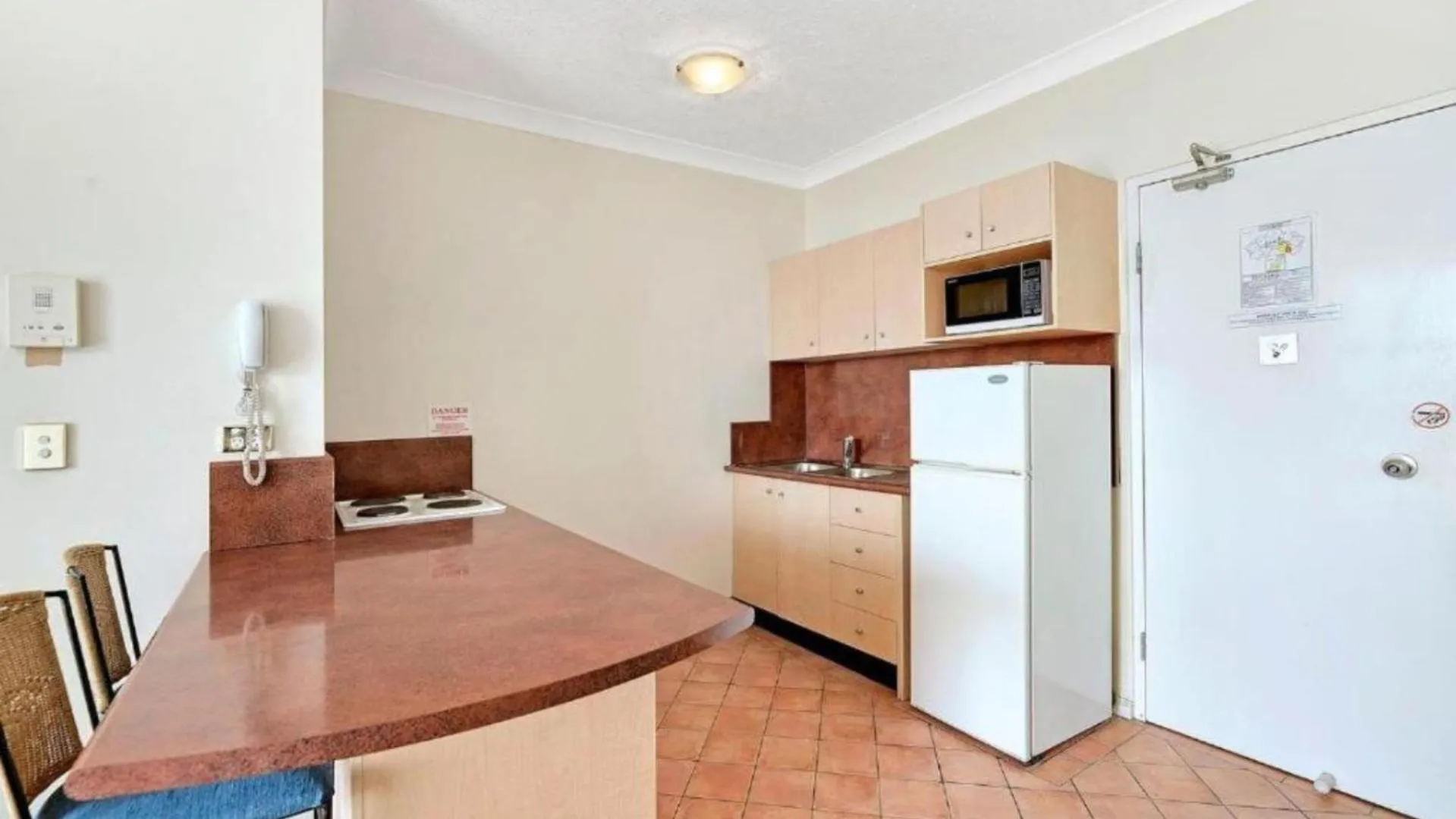 kitchen in Surf Parade Resort