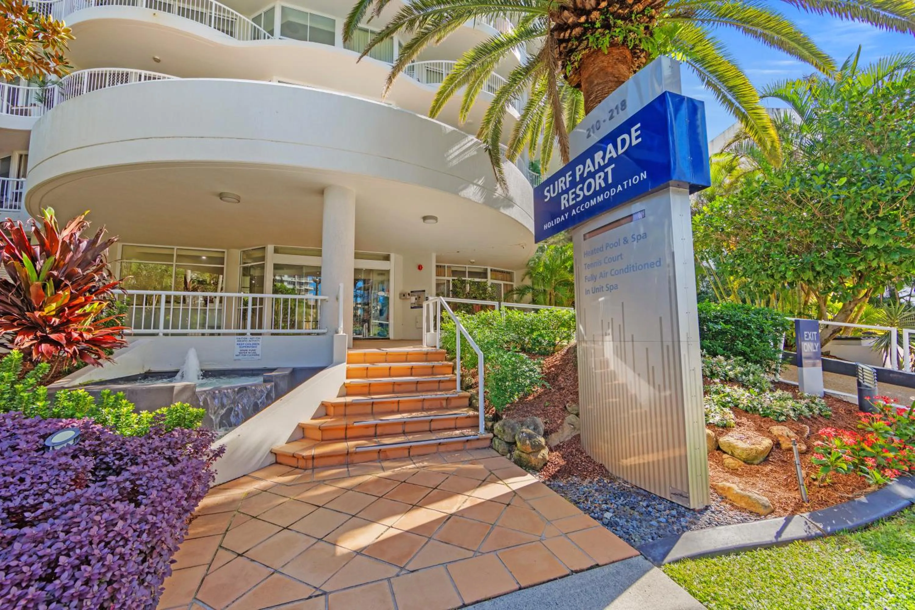 Property building in Surf Parade Resort