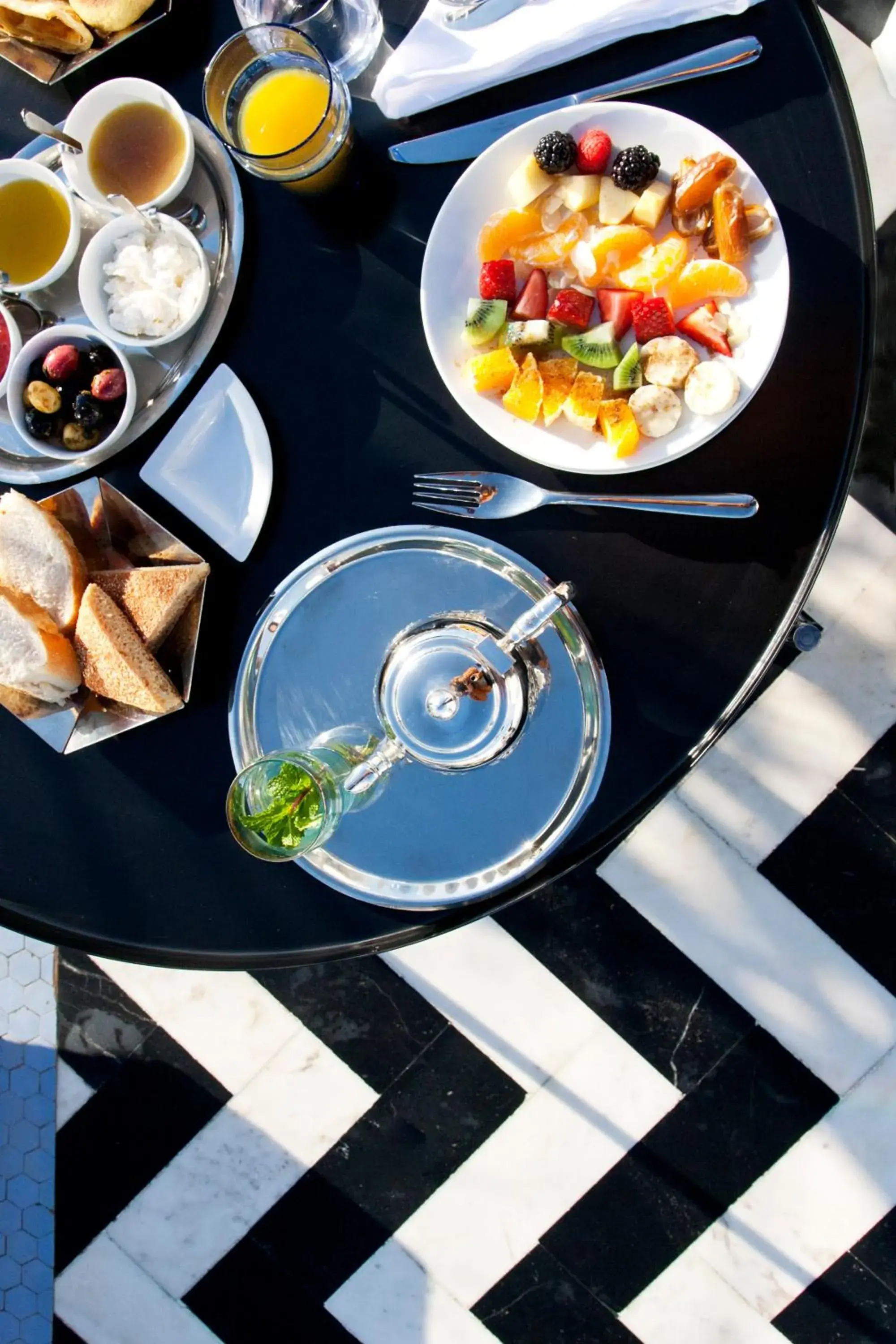 Breakfast in Riad Dar Saba - Saba's House Breakfast in Riad Dar Saba - Saba's House