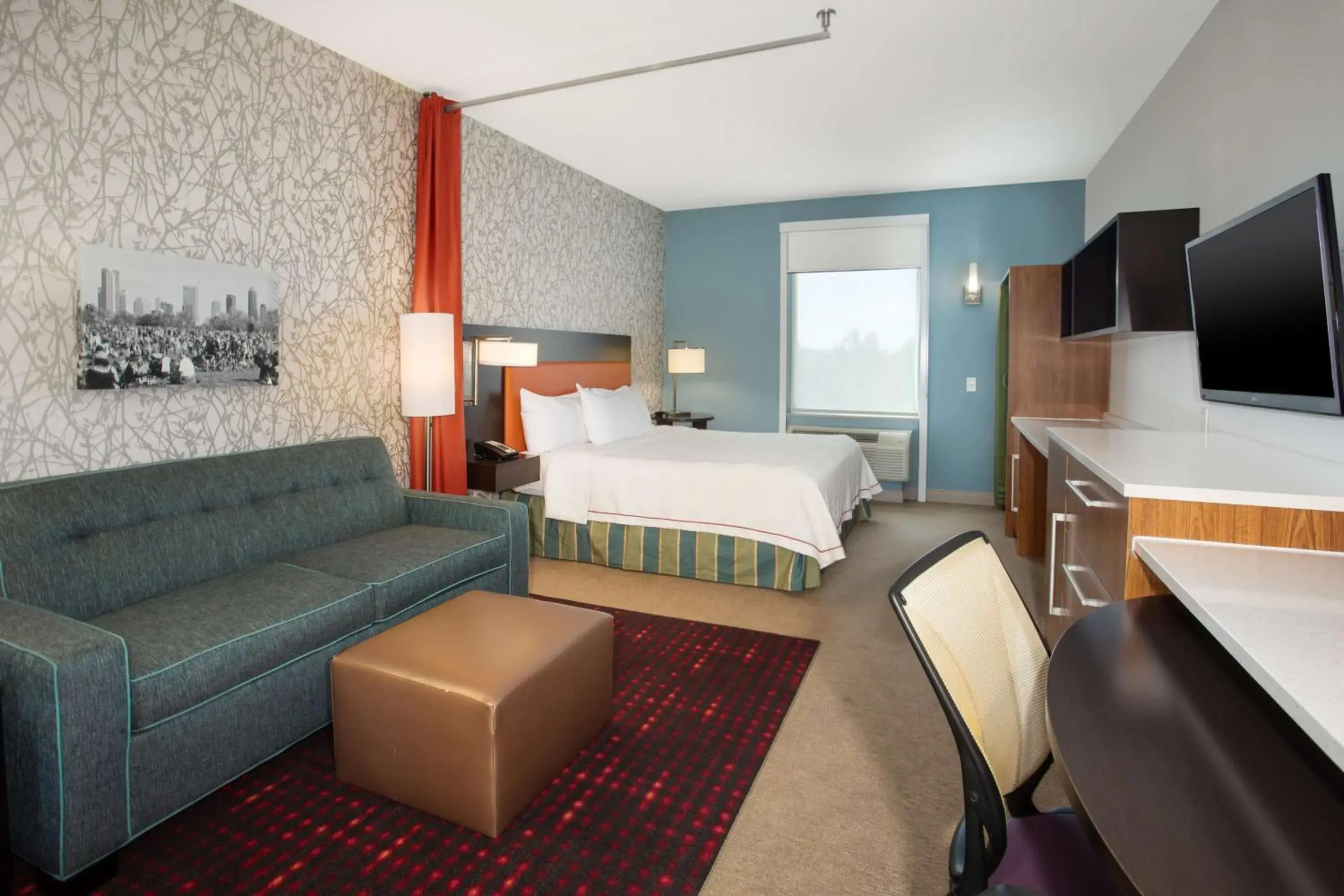 Living room, Bed in Home2 Suites by Hilton Austin/Cedar Park Living room, Bed in Home2 Suites by Hilton Austin/Cedar Park